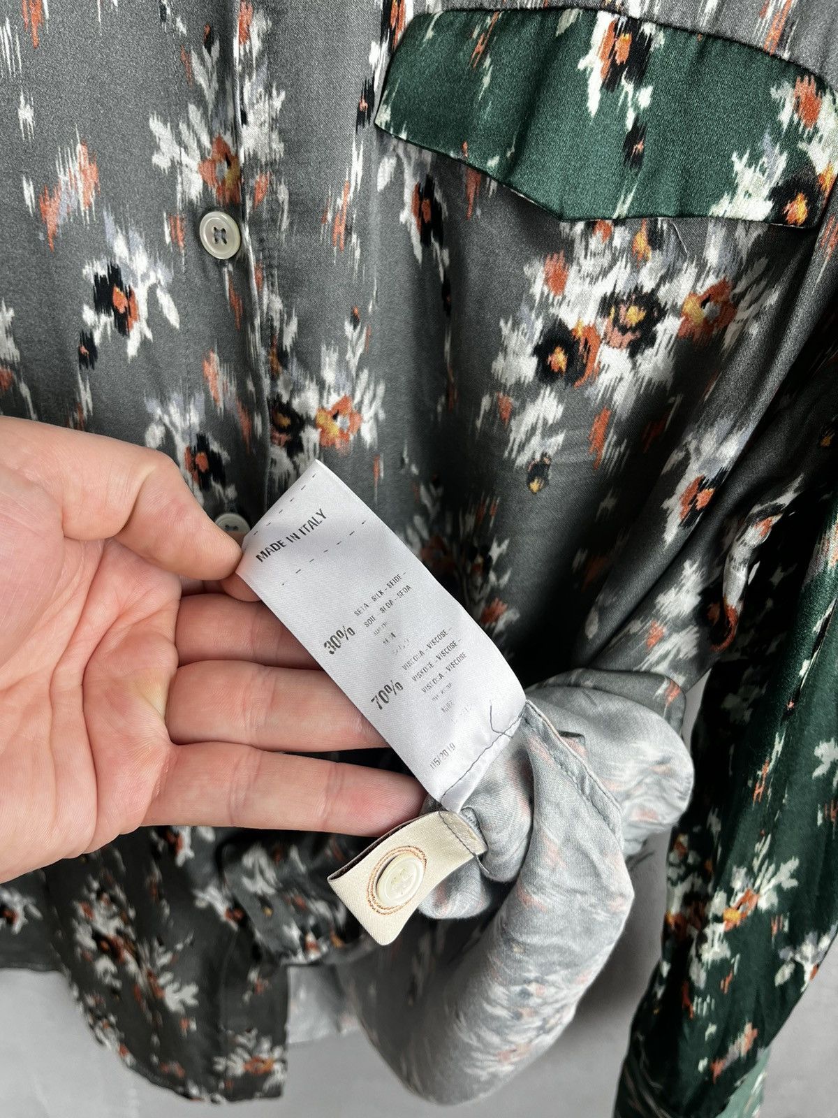 Designer × Other Tela silk button shirt Size M / US 6-8 / IT 42-44 - 11 Thumbnail