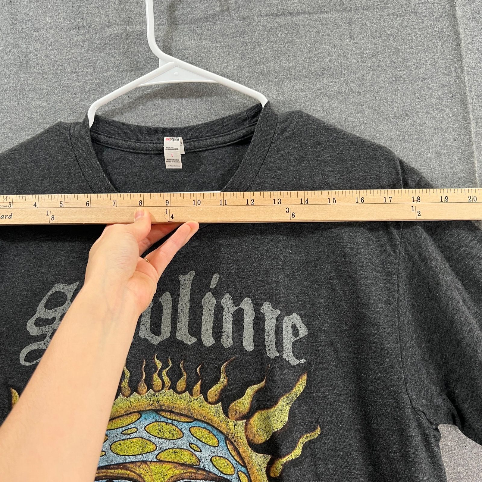 Other Teestyled Sublime Sun Face Shirt Adult Large Gray Color Size US L / EU 52-54 / 3 - 4 Thumbnail