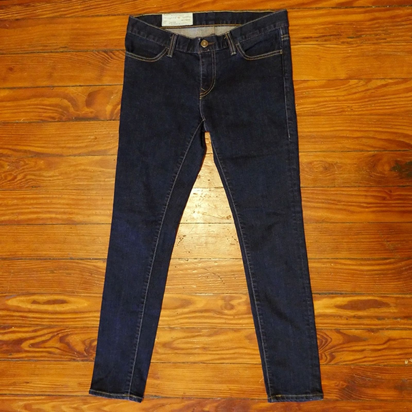 Imogene + Willie NWOT Imogene + Willie Jesse Denim Jeans Dark Wash 27 Size 27" / US 4 / IT 40 - 2 Thumbnail
