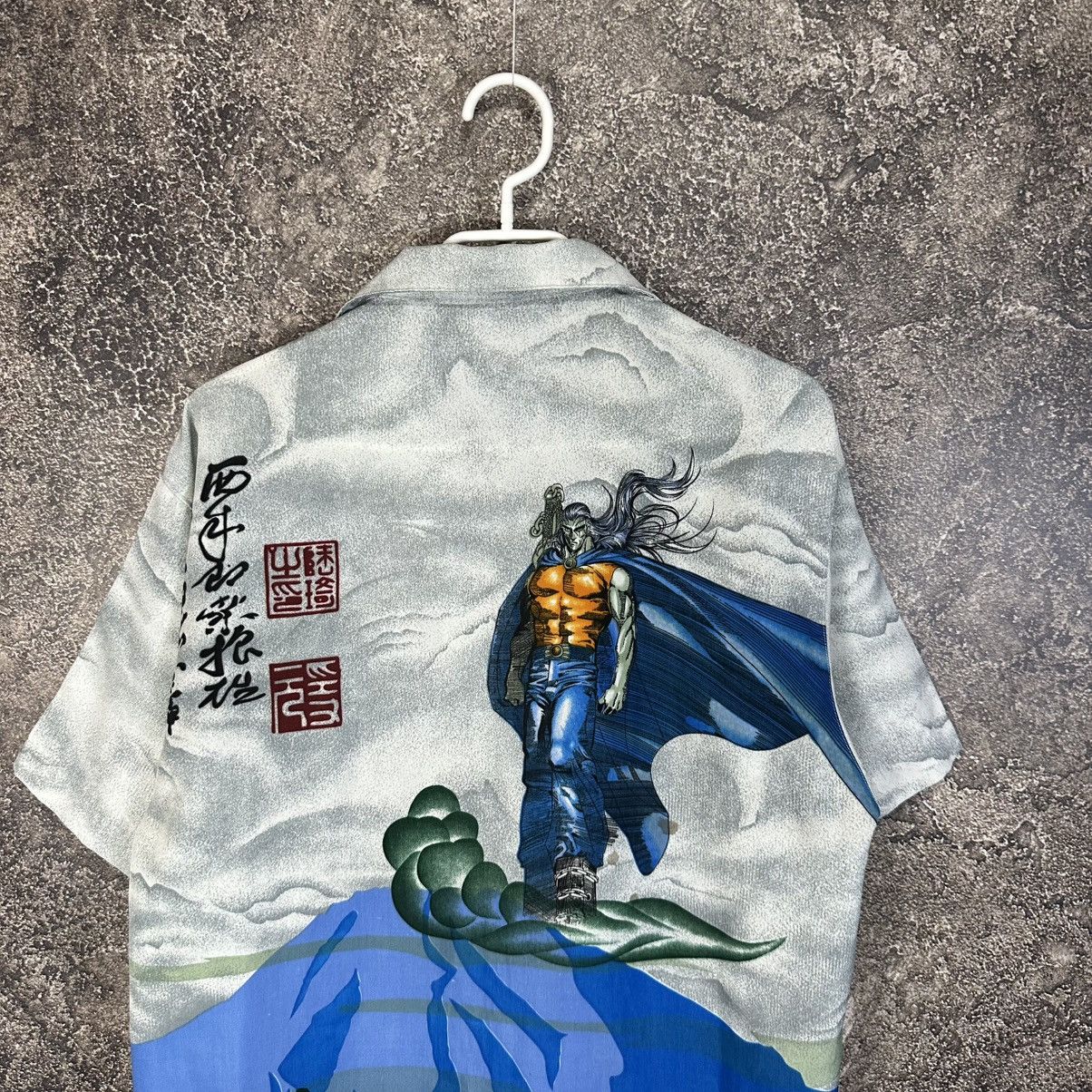 Anime Vintage Anime Berserk AOP Crazy Design Shirt Size US XL / EU 56 / 4 - 16 Thumbnail