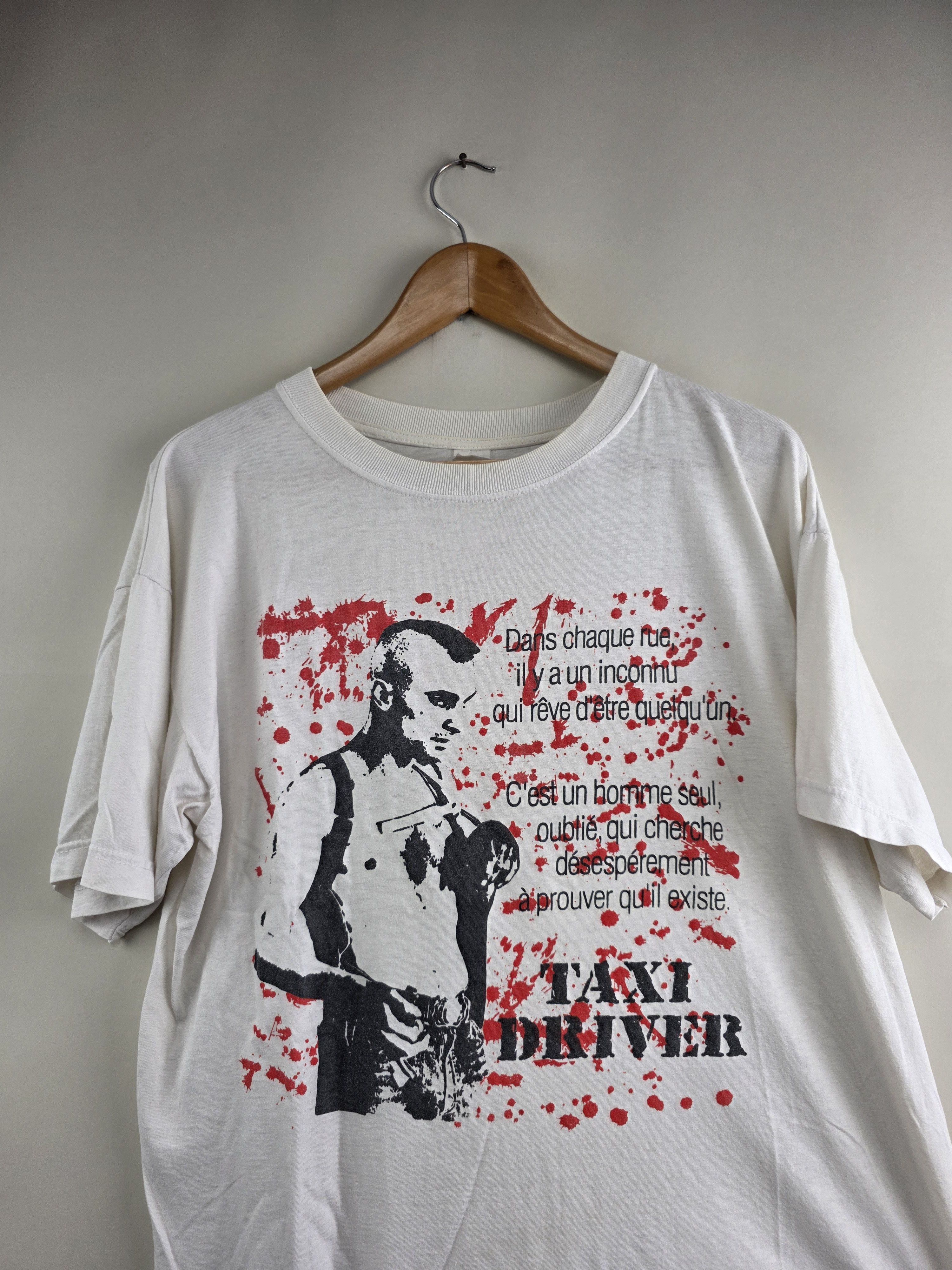 Vintage 90s Taxi Driver Movie tee Vintage T shirt L 22" 26.5" Size US L / EU 52-54 / 3 - 2 Thumbnail