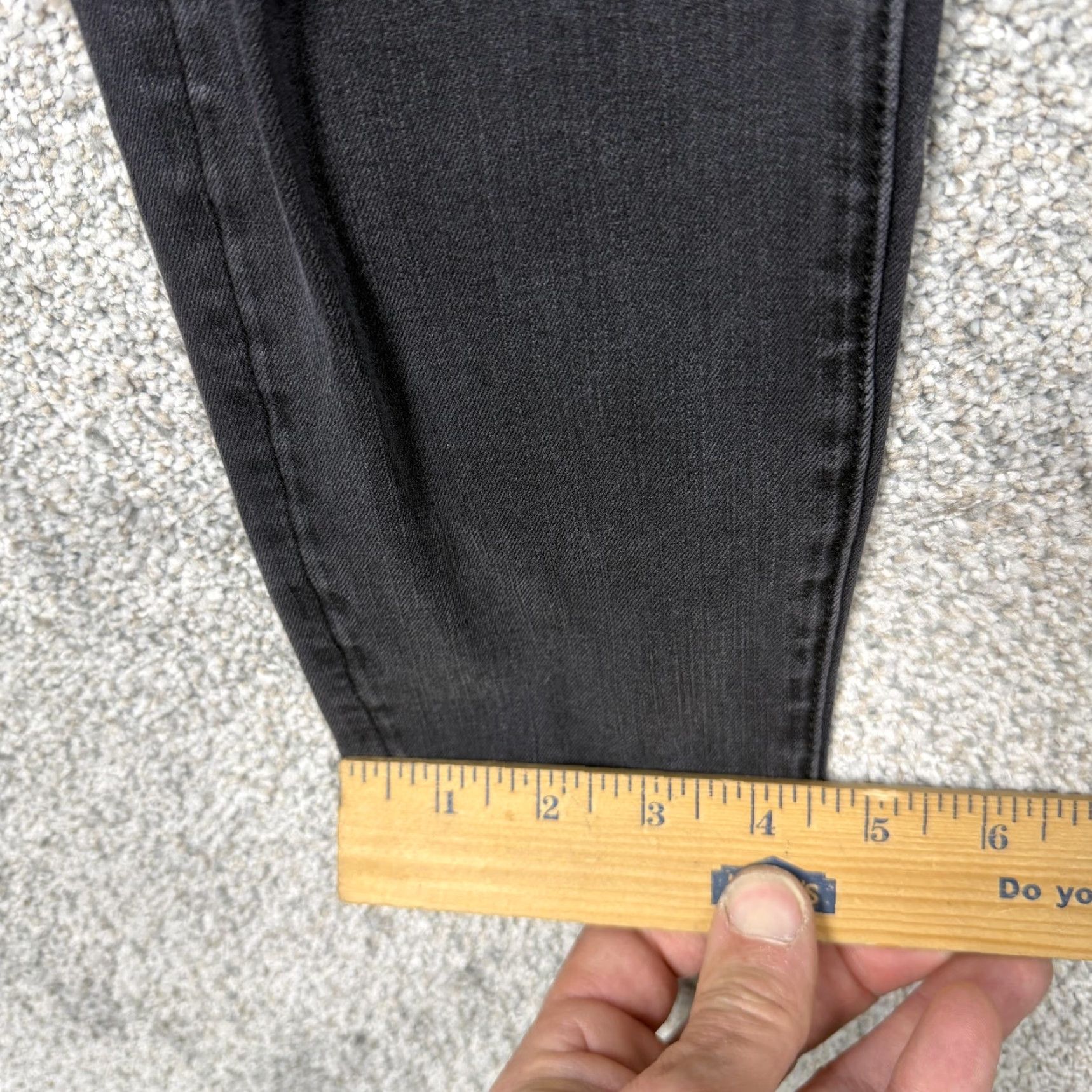 American Eagle Outfitters American Eagle Jeans Women 6R Black Distressed Super Stretch Edgy Alt Grunge Y2K Womens Size 28" / US 6 / IT 42 - 3 Thumbnail