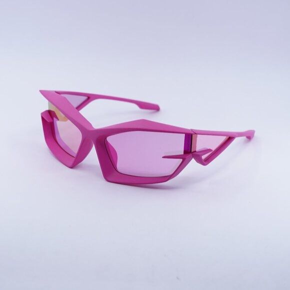 Givenchy Givenchy GV40049I 73Y Sunglasses Pink Geometric Frame Size ONE SIZE - 1 Thumbnail