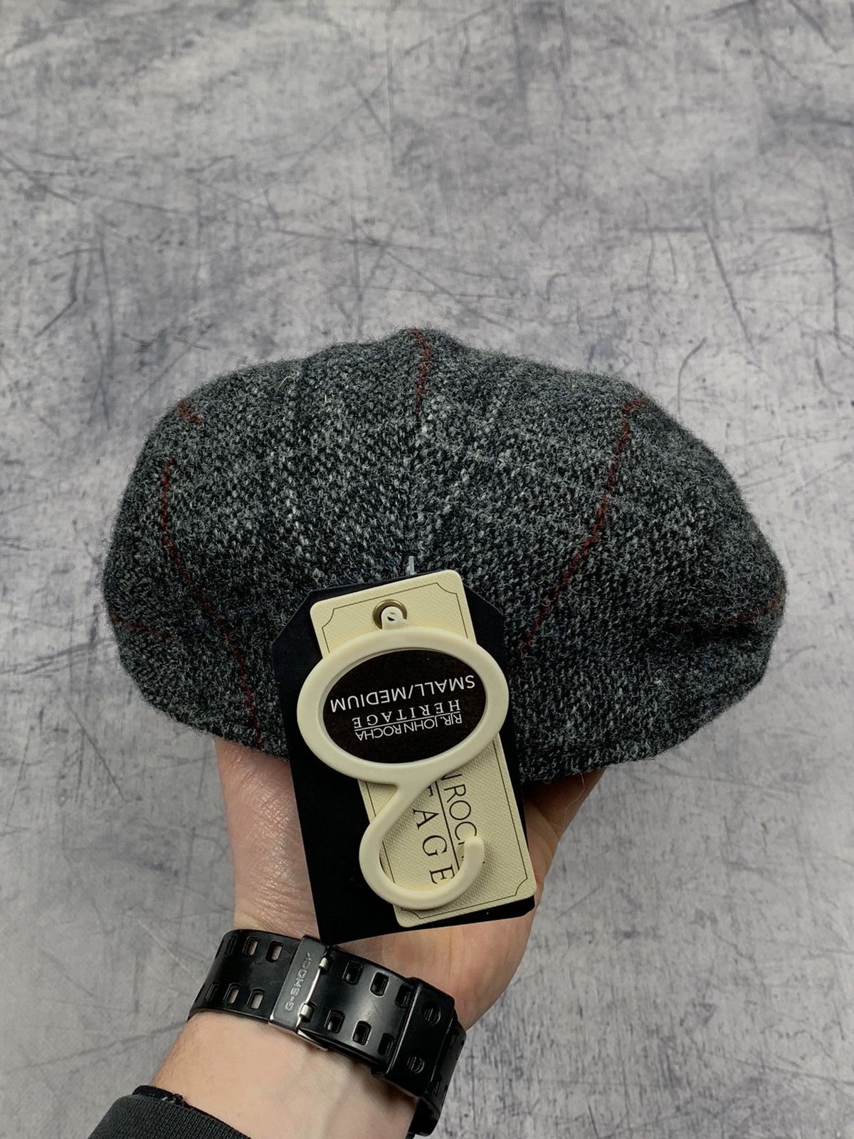 Harris Tweed × Vintage New Harris Tweed Wool Flat Hat Cap Size ONE SIZE - 7 Thumbnail