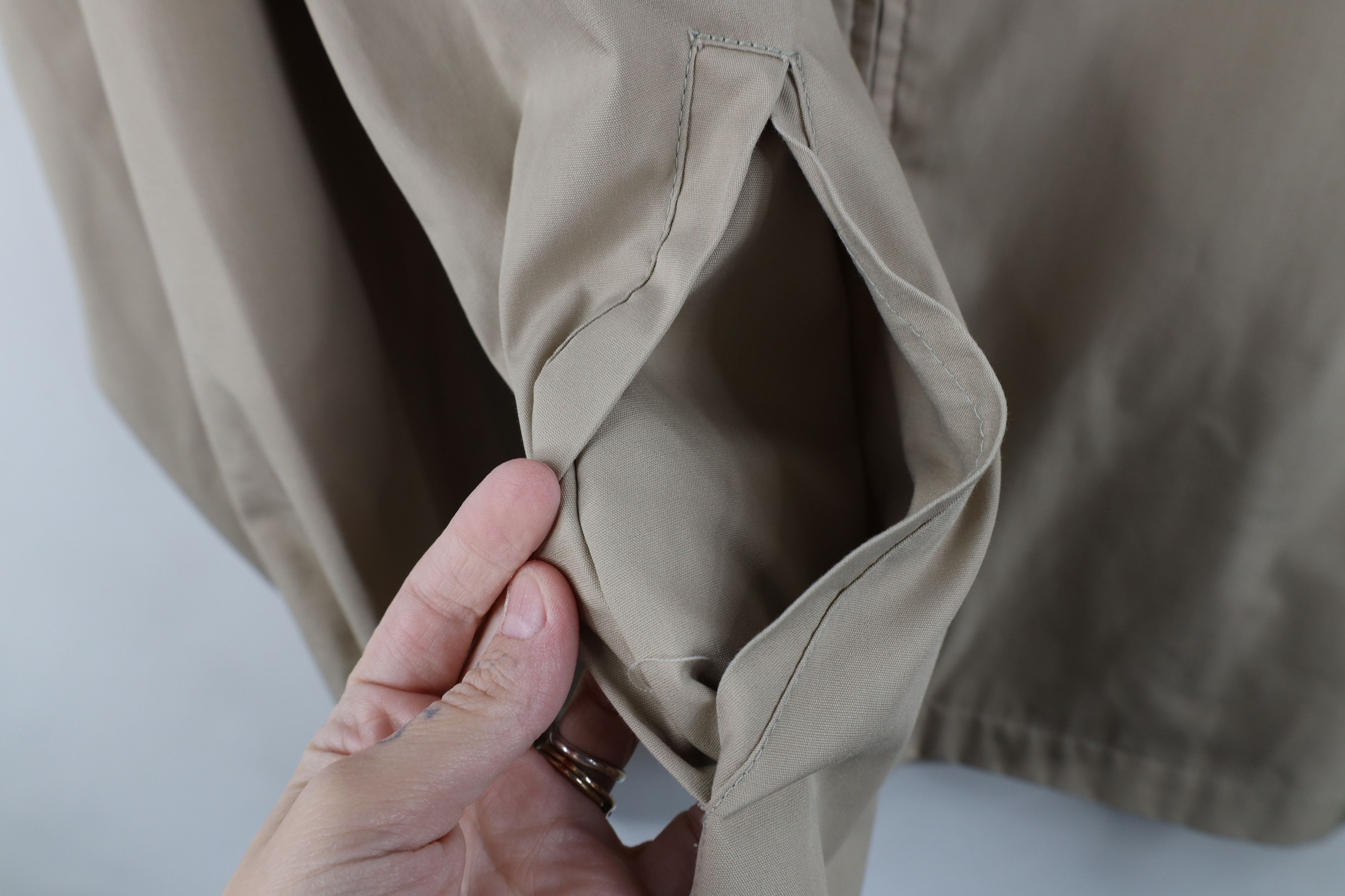 Vintage Vintage 70s Streetwear Cafe Racer Bomber Jacket Beige USA Size US XXL / EU 58 / 5 - 6 Thumbnail