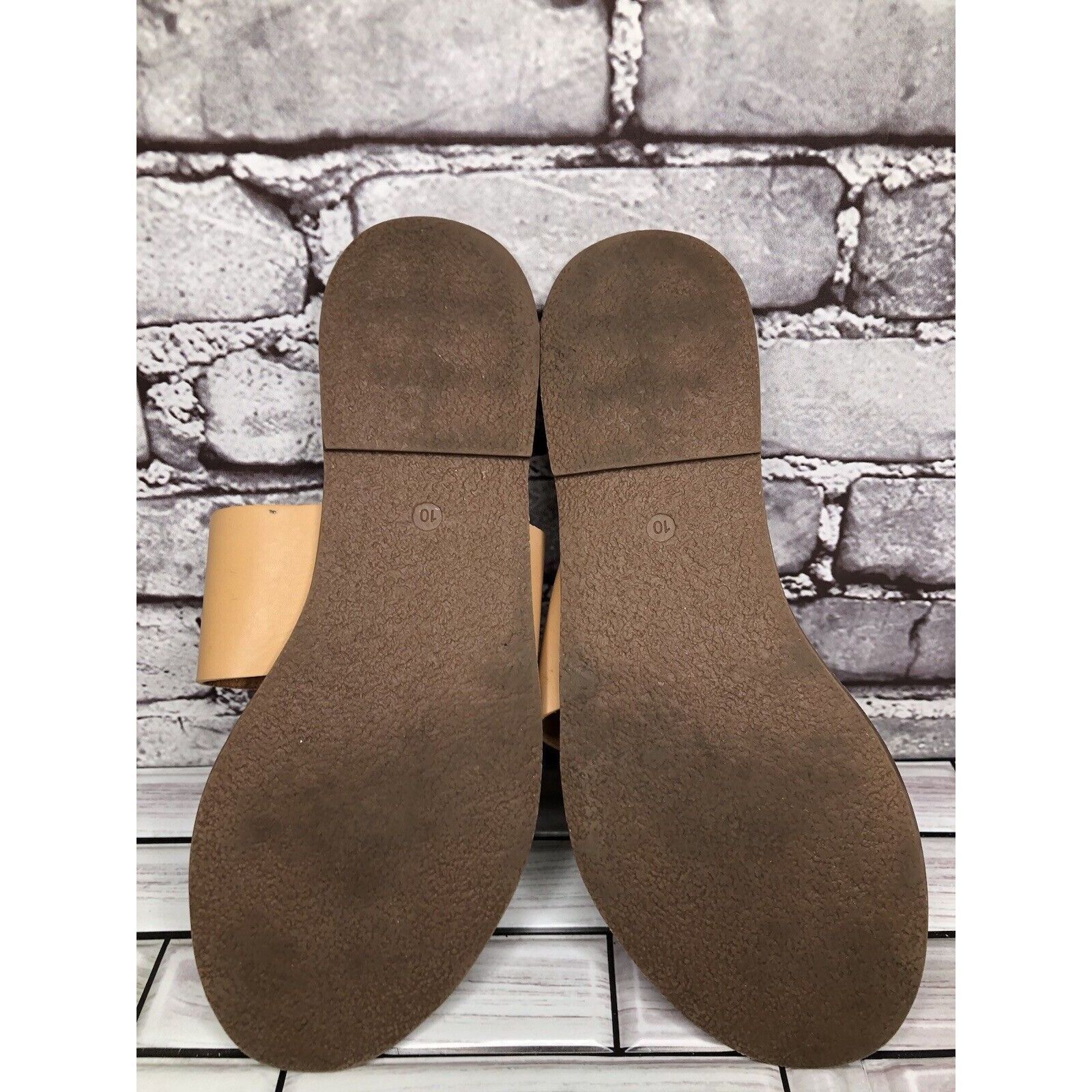 Madewell Madewell Tan Brown Double Strap Slides Flats Casual Sandals Size US 10 / IT 40 - 7 Thumbnail