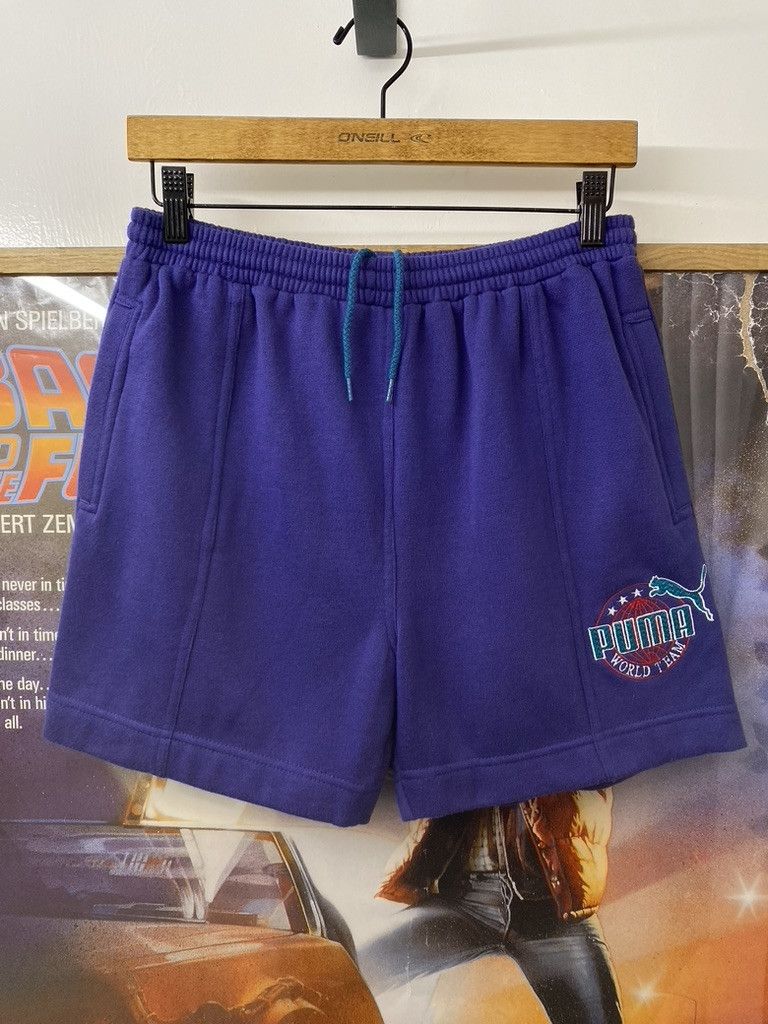 Puma Deadstock 90s Vintage Puma World Team Shorts Size US 28 / EU 44 - 4 Thumbnail