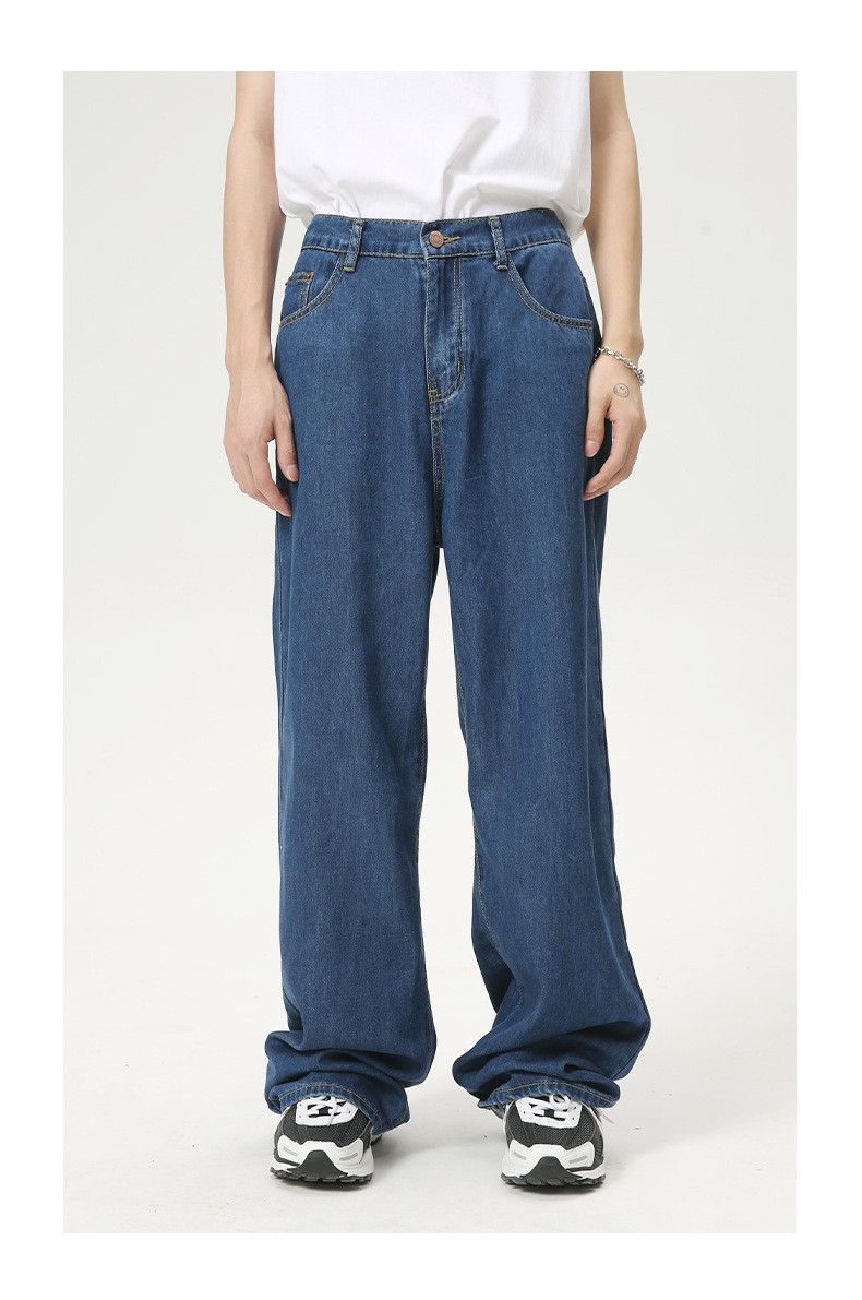 Japanese Brand Men's Japanese Retro Loose Straight Leg Casual Jeans Size US 32 / EU 48 - 1 Thumbnail