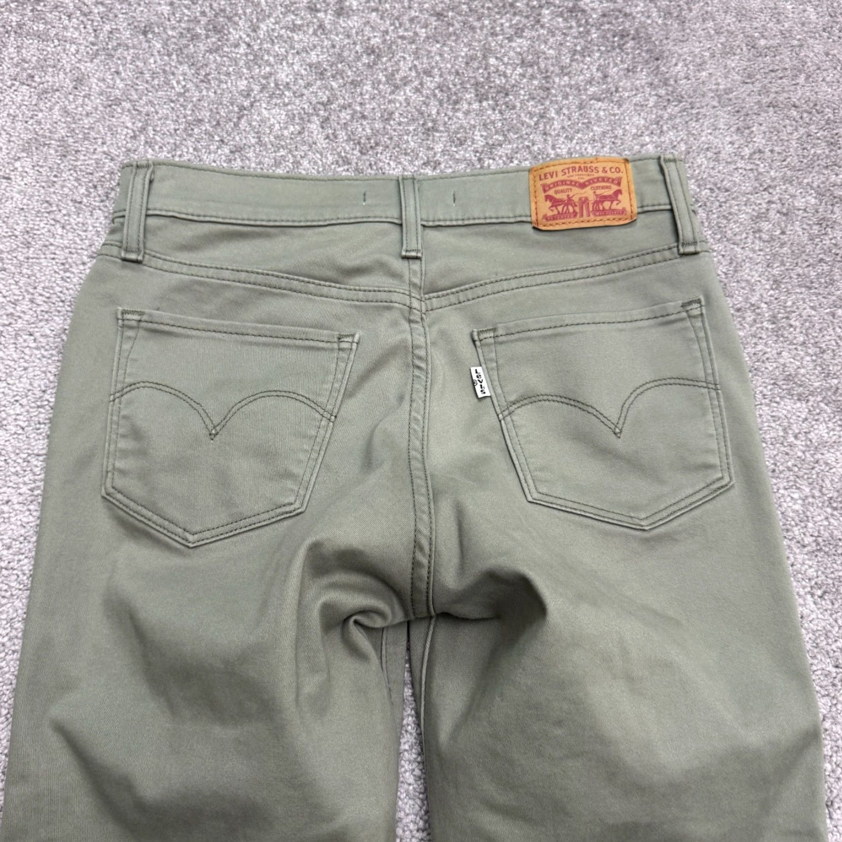 Levi's Levi's 311 Shaping Skinny Jeans Womens 27 Green Mid Rise Denim Stretch City Outdoor Vintage No Size 27" / US 4 / IT 40 - 4 Thumbnail