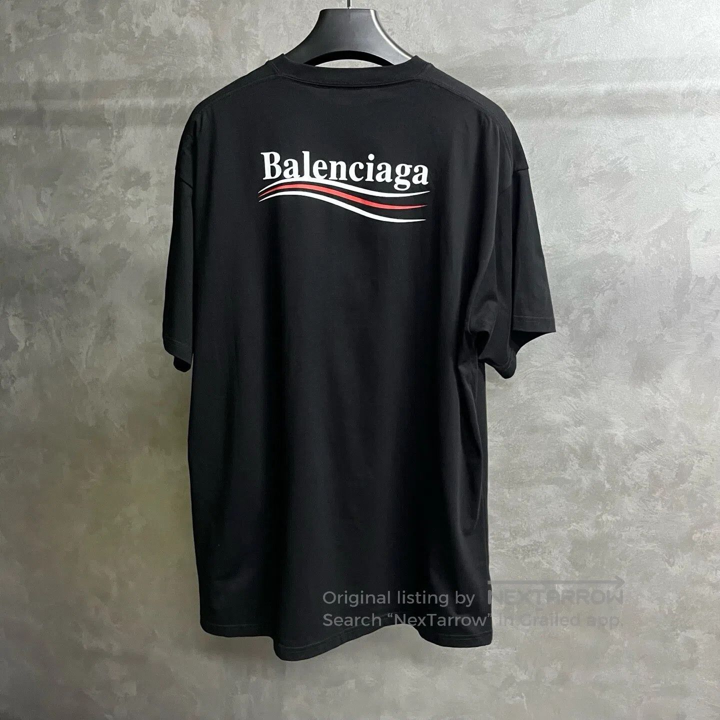 Balenciaga Balenciaga Black cola-print round-neck casual short-sleeve Size US M / EU 48-50 / 2 - 2 Thumbnail
