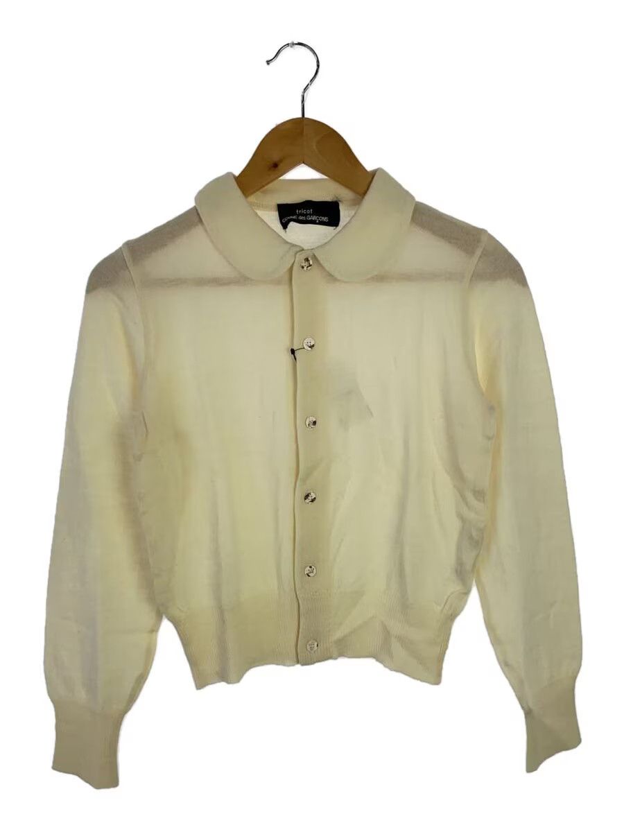 Comme des Garcons 1995 Round Collar Wool Knit Cardigan Size M / US 6-8 / IT 42-44 - 1 Thumbnail