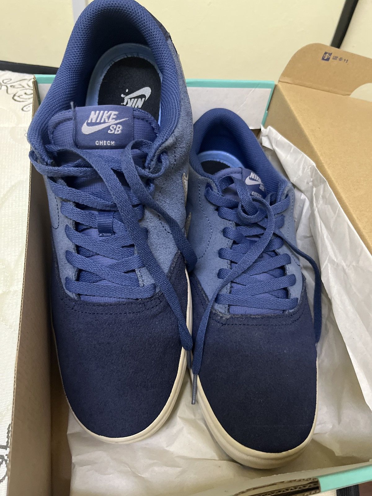 Nike SB Check Solar Canvas (Navy Blue)