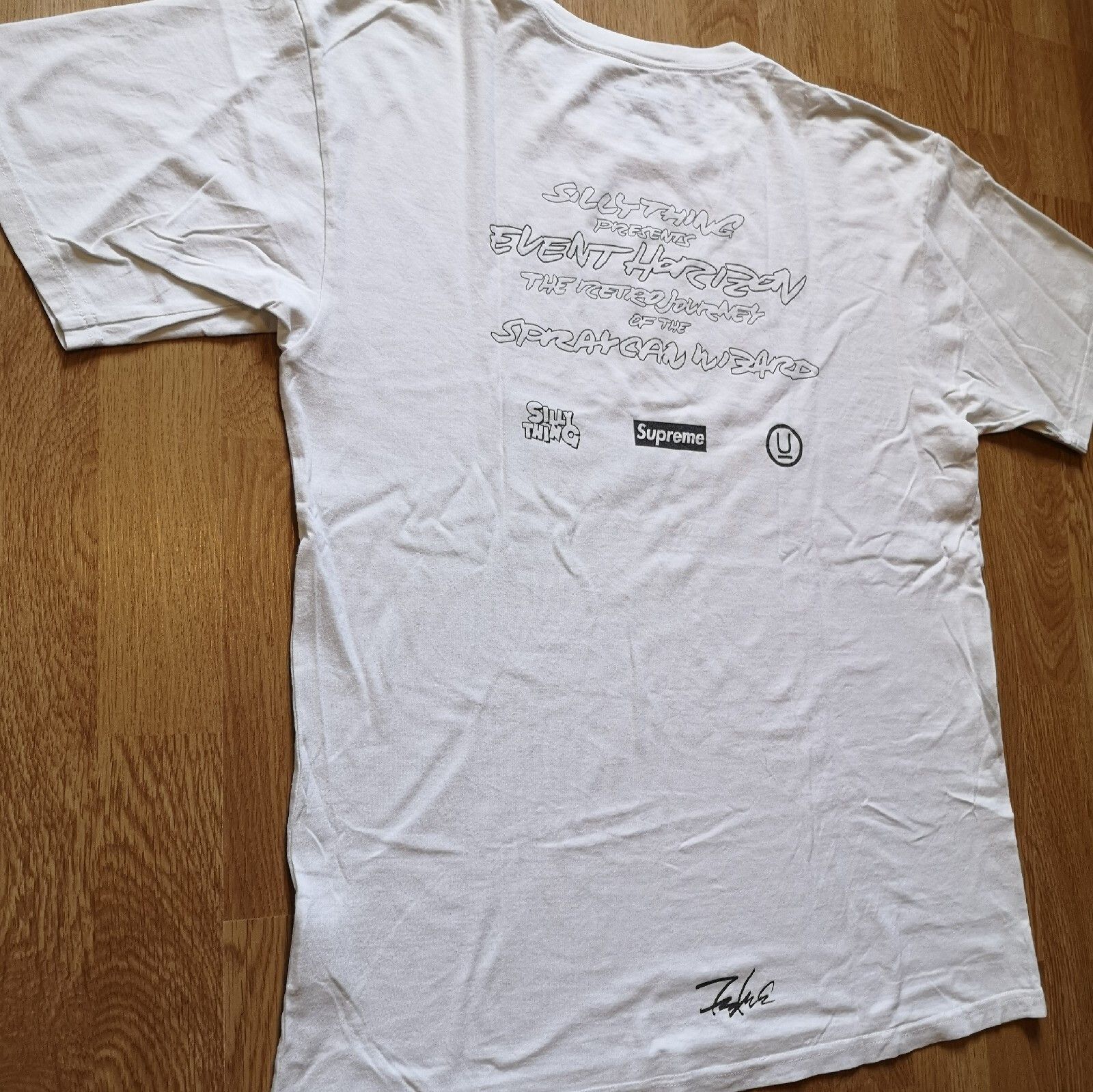 Futura × Supreme Supreme x Futura x Undercover Sillything Tee White XL 2006 Size US XL / EU 56 / 4 - 8 Thumbnail