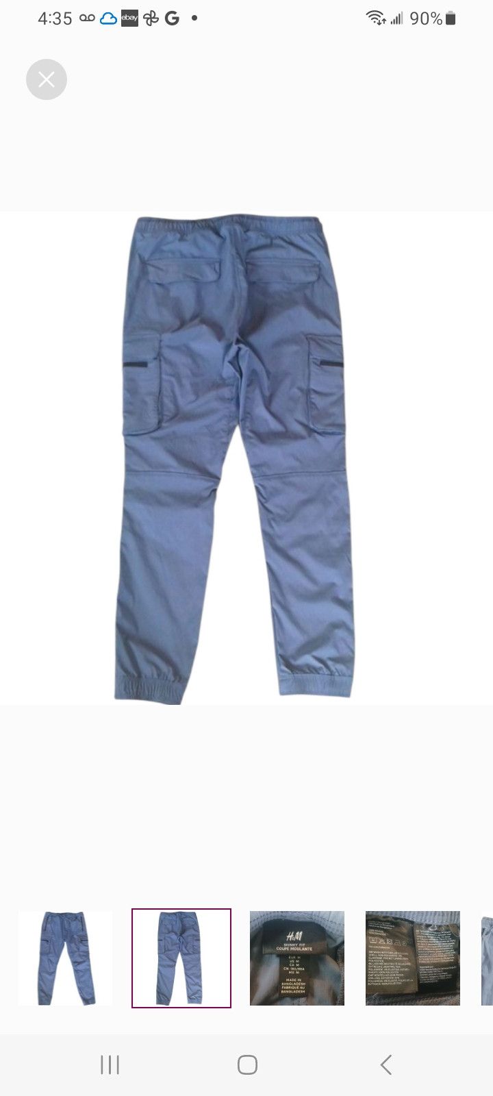 H&M H&M Skinny-Fit Track-Pants Size US 33 - 2 Thumbnail