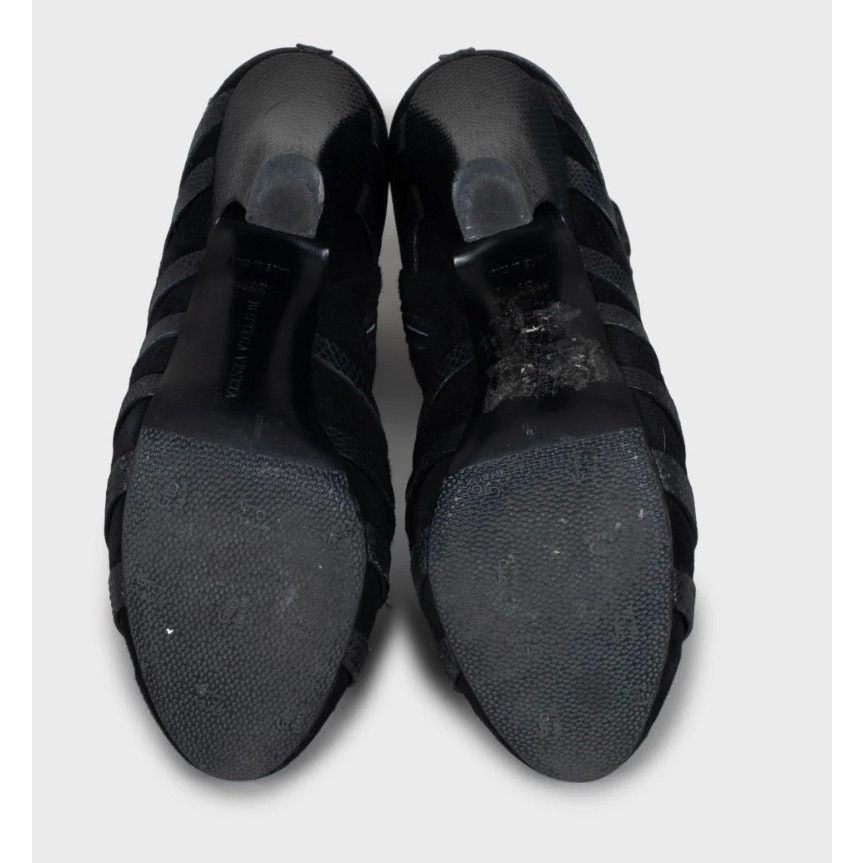 Bottega Veneta Bottega Veneta Black Suede Ankle Boots - Size 37 Size US 7 / IT 37 - 5 Thumbnail