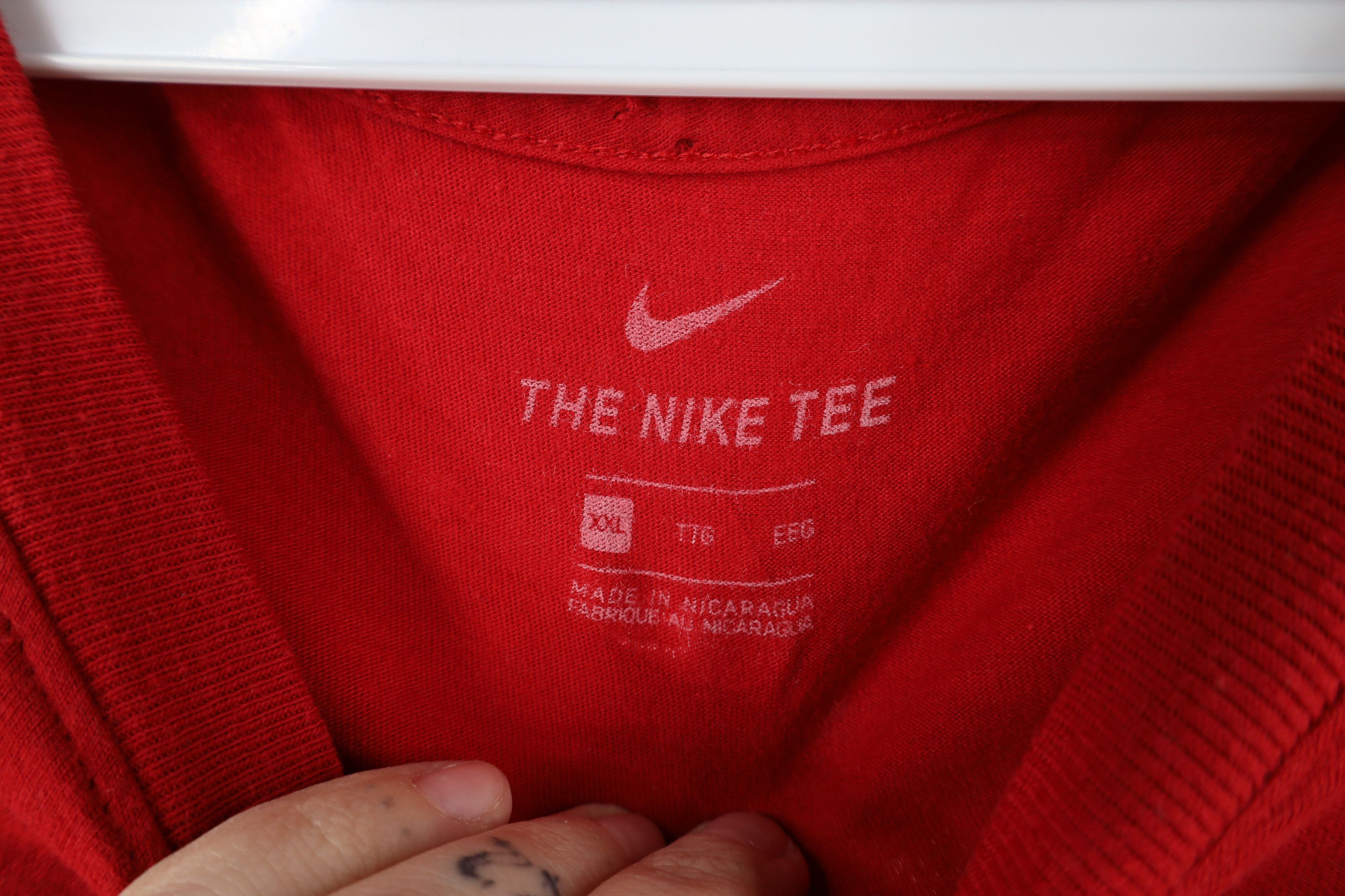 Nike × Vintage Nike Tom Brady Tampa Bay Buccaneers Football T-Shirt Red #12 Size US XXL / EU 58 / 5 - 8 Thumbnail