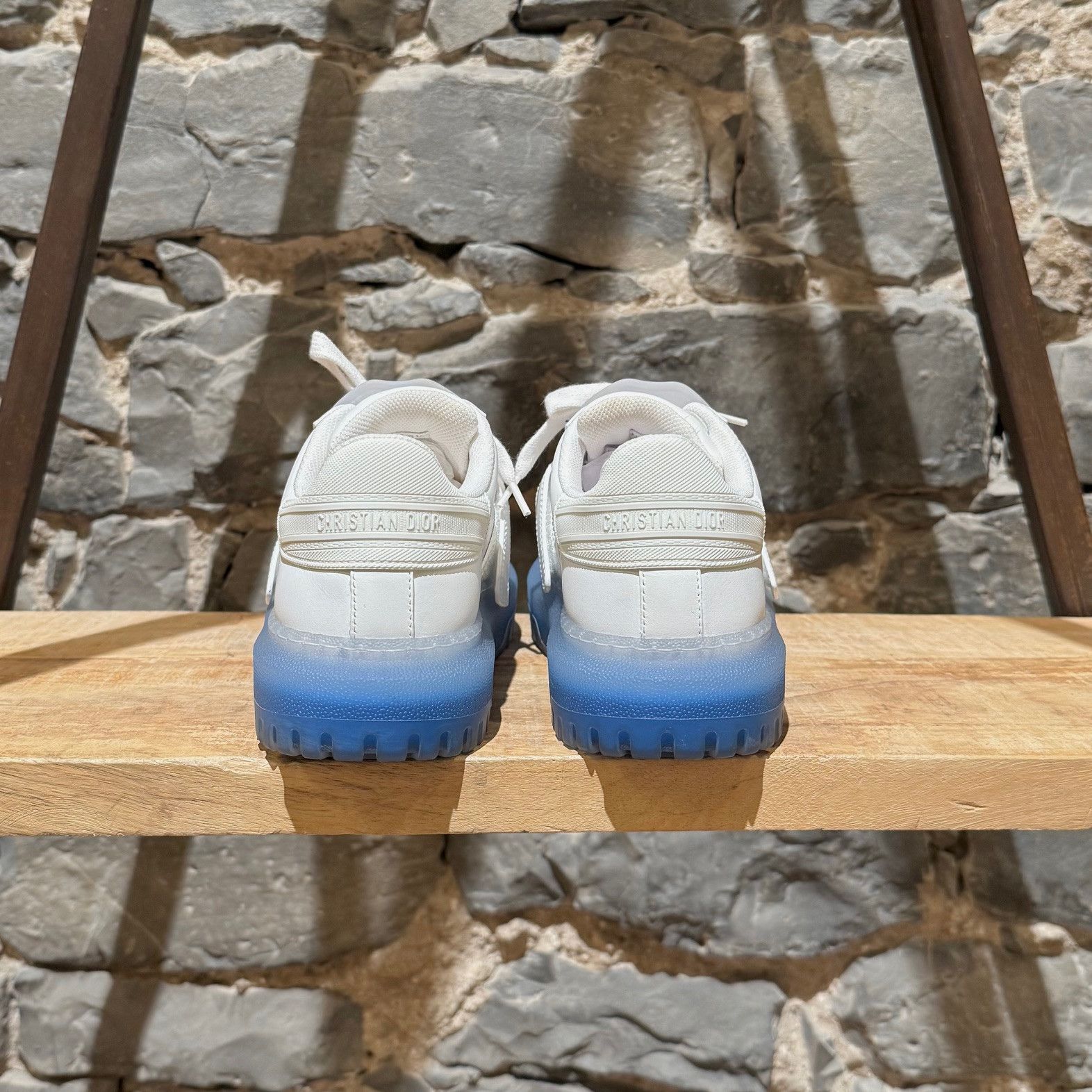 Dior Dior Dior-ID Strap White Blue Sole Sneakers Size US 8.5 / IT 38.5 - 5 Thumbnail