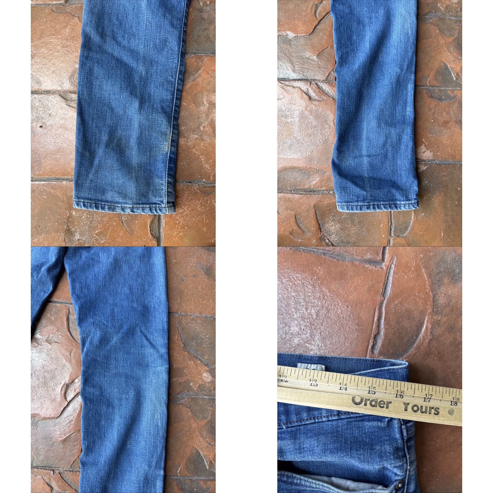 Levi's Levi's Jeans 511 White Oak Cone Denim Distressed 34x34 Blue Regular Men Size US 34 / EU 50 - 9 Thumbnail