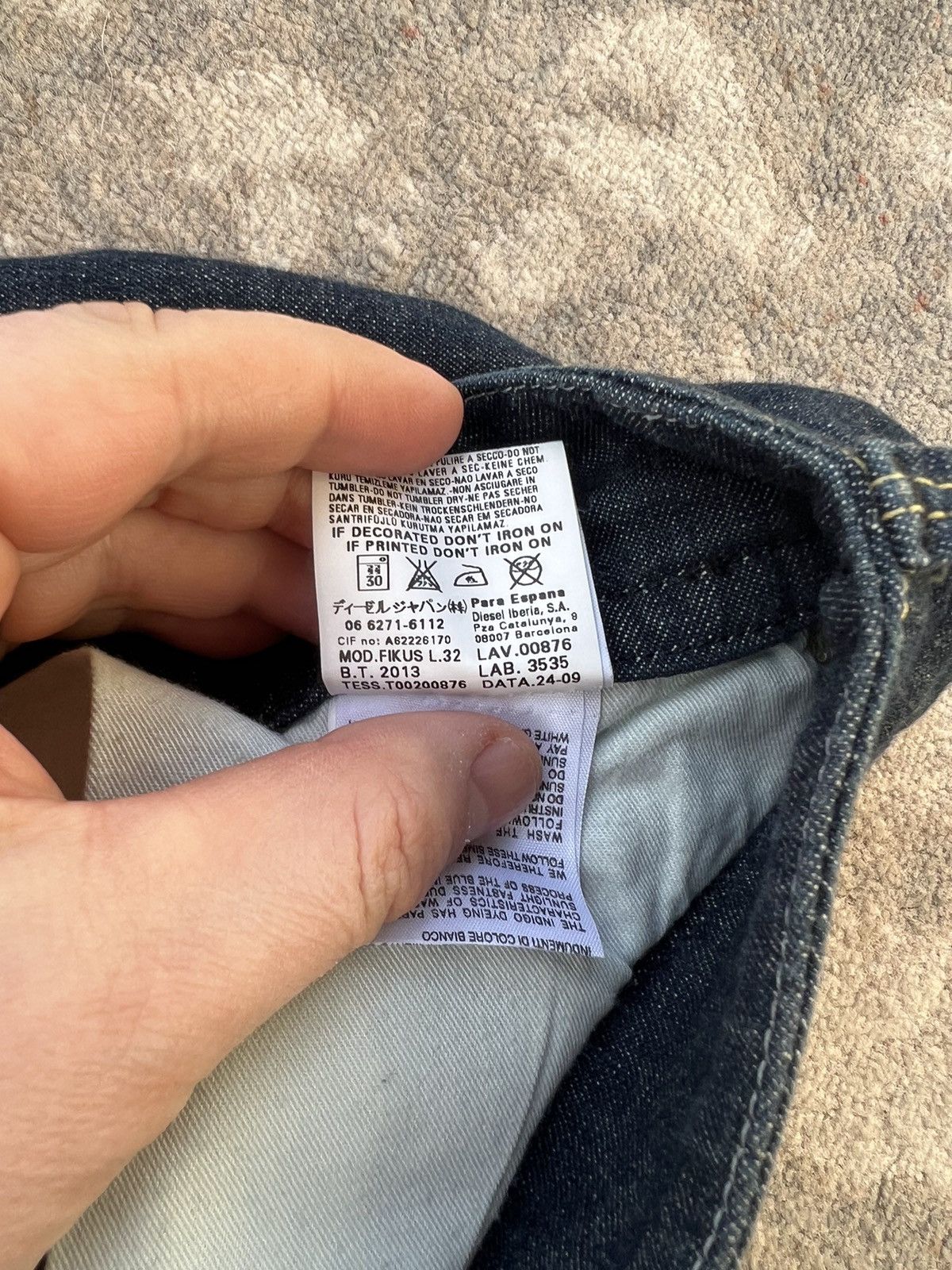 Diesel × Vintage Diesel Y2K Vintage Denim Pants Size 28" / US 6 / IT 42 - 8 Thumbnail