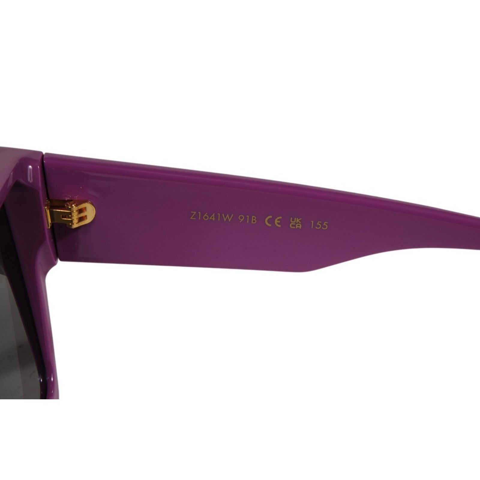 Louis Vuitton Cyclone Sunglasses Purple Square Acetate Glass Size ONE SIZE - 8 Thumbnail
