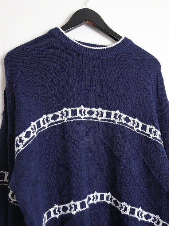 Other Vintage Northcountry Eaton Textured Knit Isle Sweater Size US L / EU 52-54 / 3 - 2 Thumbnail