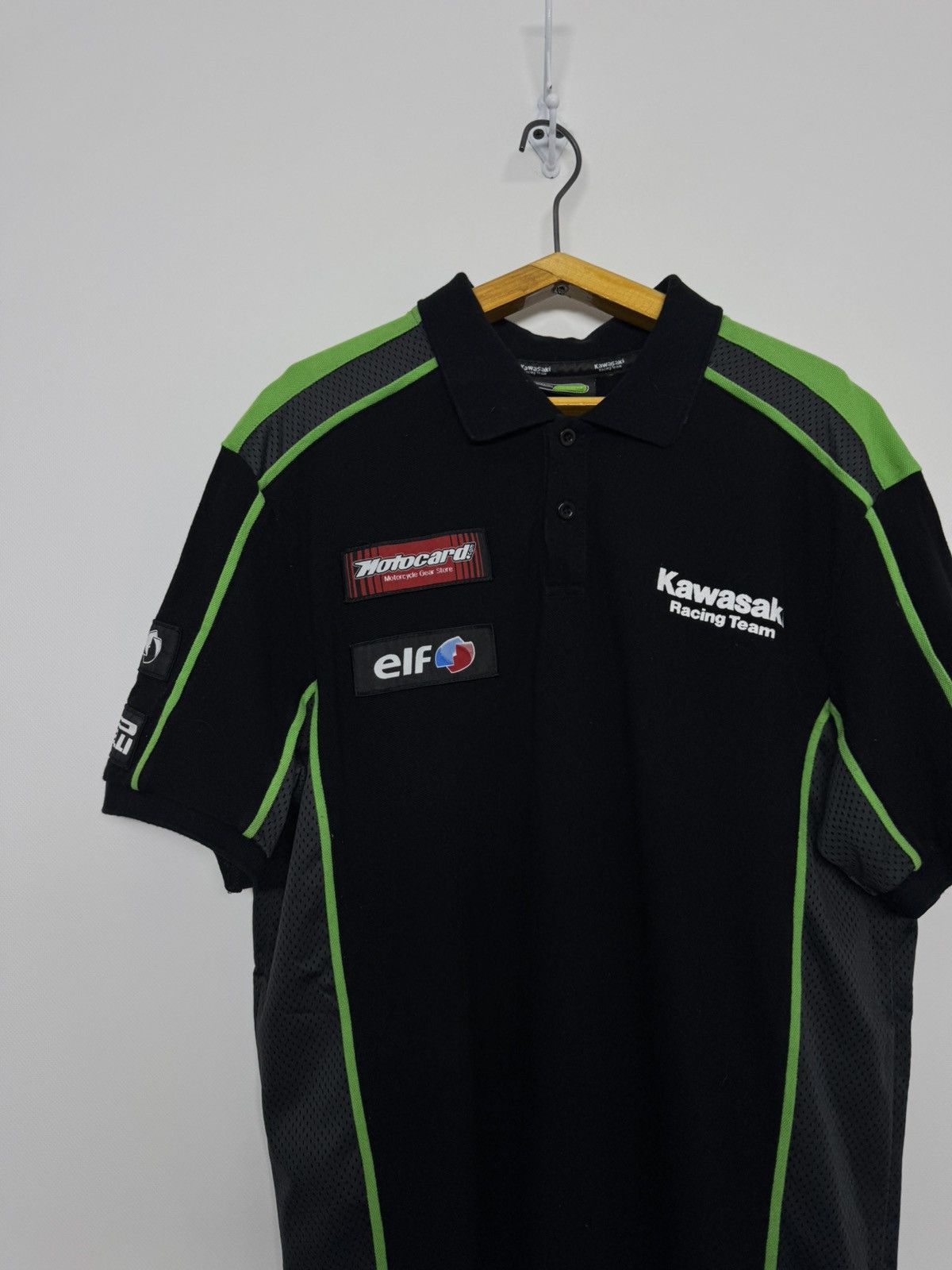 Vintage Vintage Y2k Kawasaki T shirt Motosport Racing Team Shirt Size US M / EU 48-50 / 2 - 7 Thumbnail