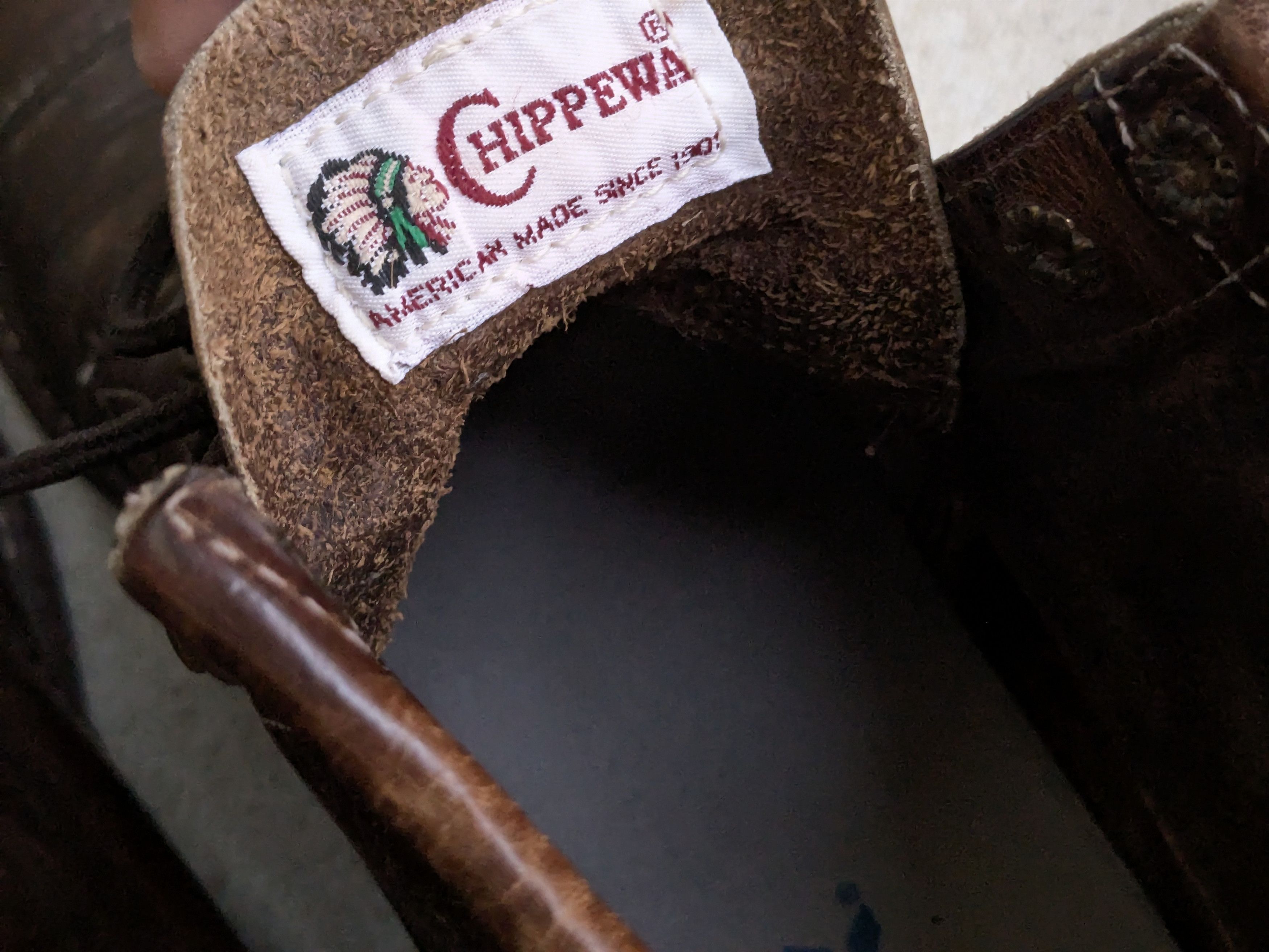 Chippewa × Vintage Chippewa Boots Brown 10 Leather Rubber Combat Work Vibram Size US 10 / EU 43 - 14 Thumbnail