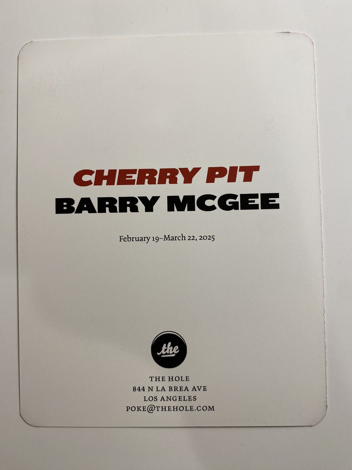 Designer × Japanese Brand Barry McGee cherry pit art show card Size ONE SIZE - 2 Thumbnail
