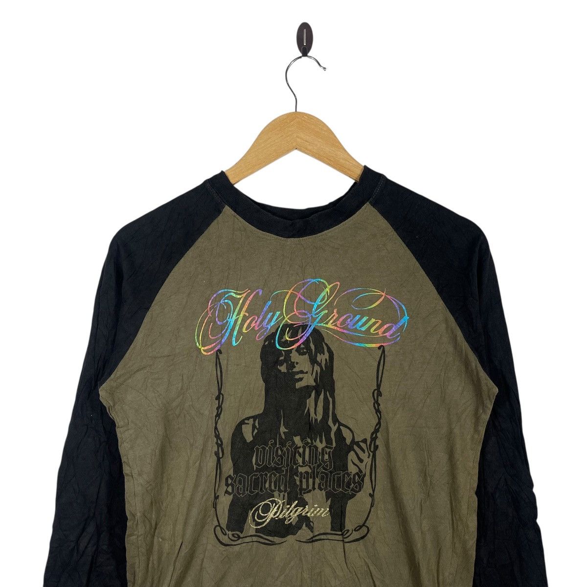 Vintage Jude Bloom “Holy Ground” Raglan Long Sleeve Graphic Tee Size US L / EU 52-54 / 3 - 2 Thumbnail