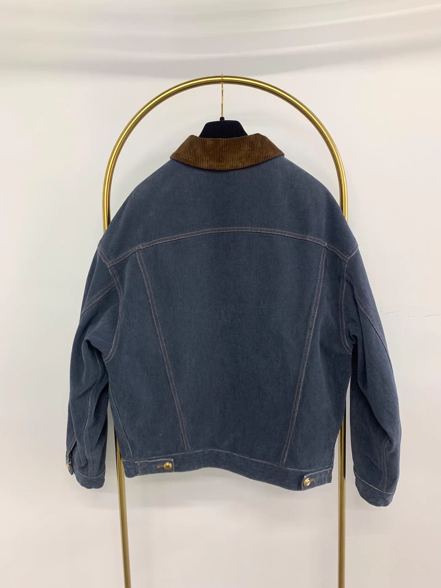 Miu Miu MIU MIU 25FW Padded Collared Denim Jacket 36 NWT Size XS / US 0-2 / IT 36-38 - 3 Thumbnail