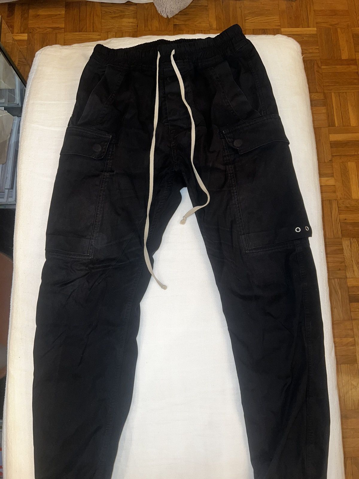 Rick Owens Drkshdw RICK OWENS Larry FW19 cargo pants Size US 30 / EU 46 - 1 Thumbnail