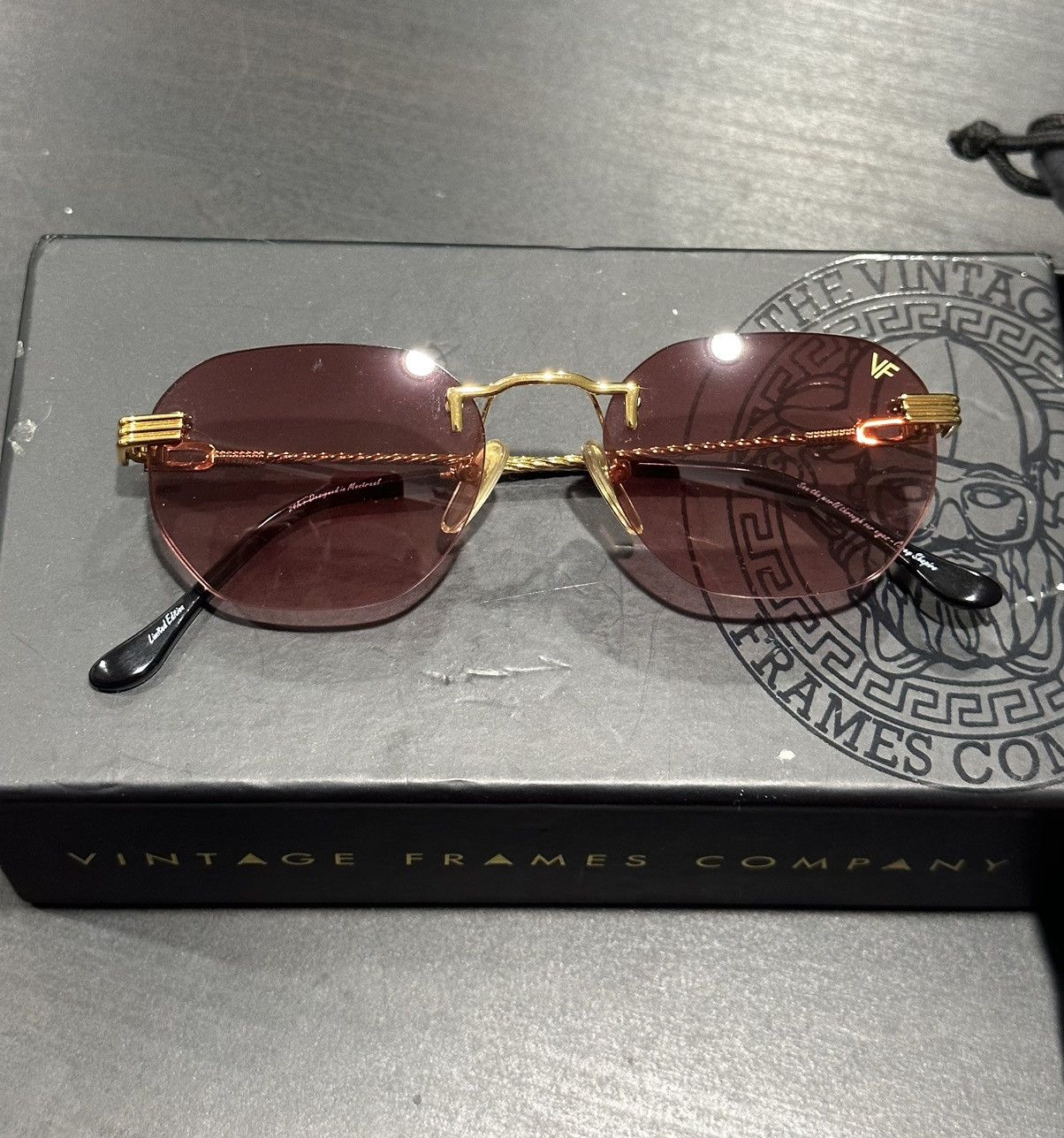 image of Vintage Frames Company Vintage Frames in Red, Men's