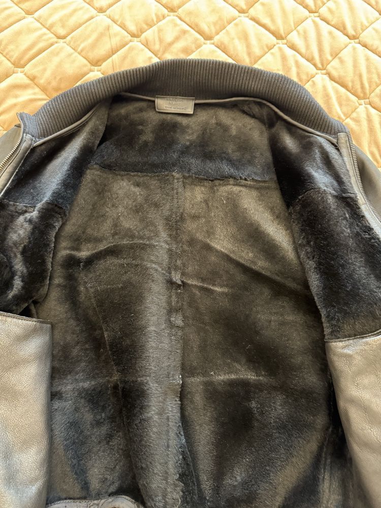 Prada Milano Fur Leather Jacket