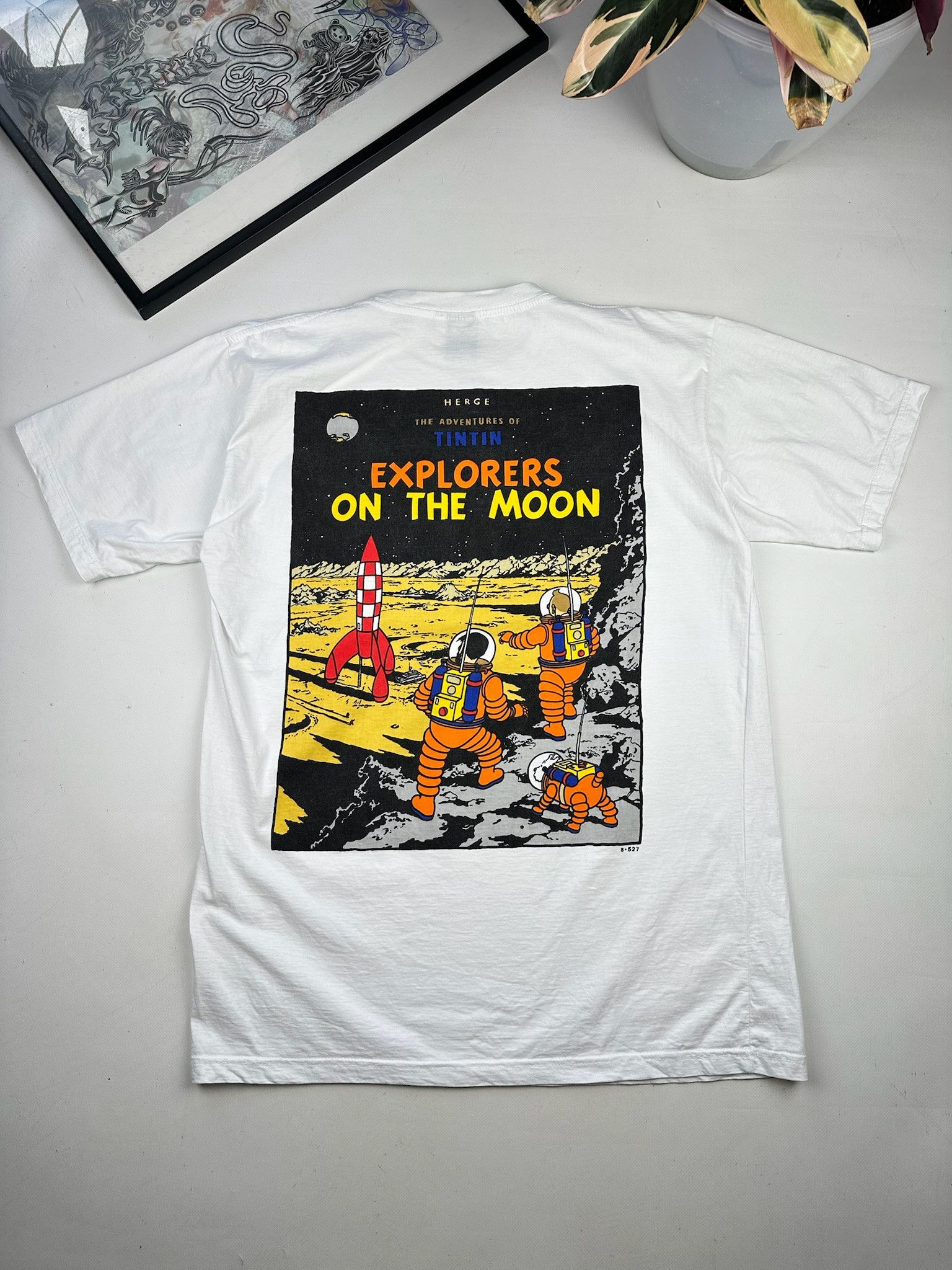 Cartoon Network Vintage Tintin Comic Graphic Tee Size US L / EU 52-54 / 3 - 1 Thumbnail