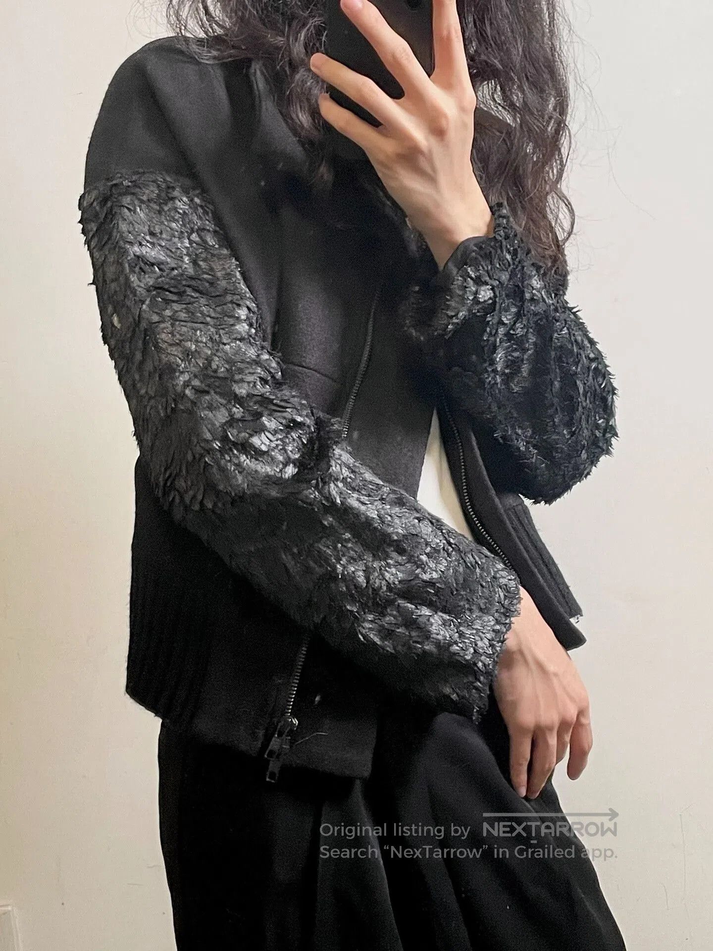 Ann Demeulemeester Ann Demeulemeester Black Short Jacket. Size S / US 4 / IT 40 - 2 Thumbnail
