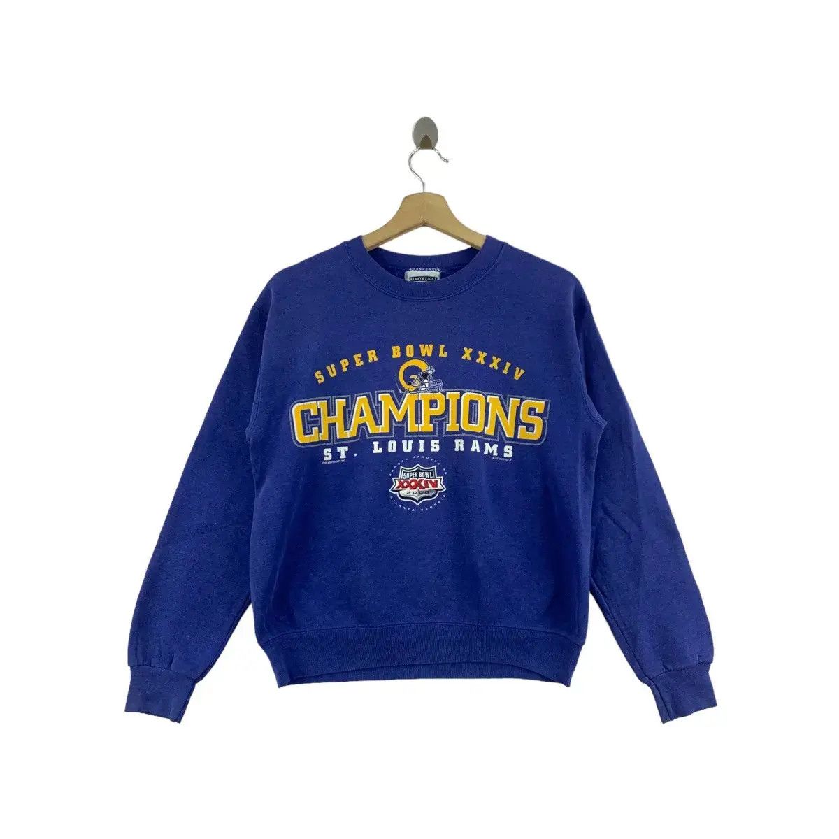 NFL Vintage 2000 SUPER BOWL CHAMPION St. Louis Rams Size L / US 10 / IT 46 - 1 Thumbnail