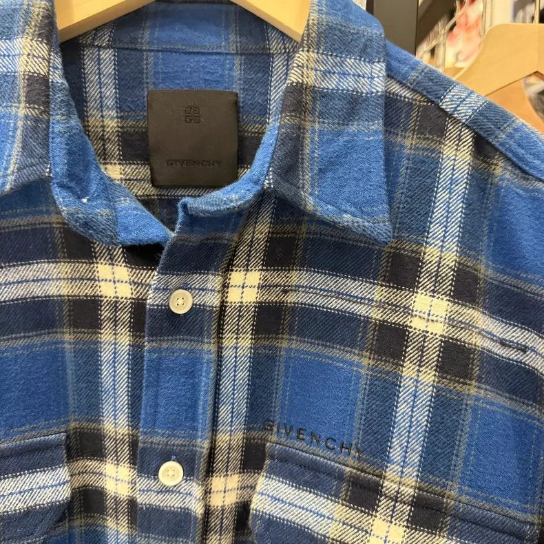 Givenchy Givenchy Gingham collar single-breasted long sleeve casual Size US M / EU 48-50 / 2 - 3 Thumbnail