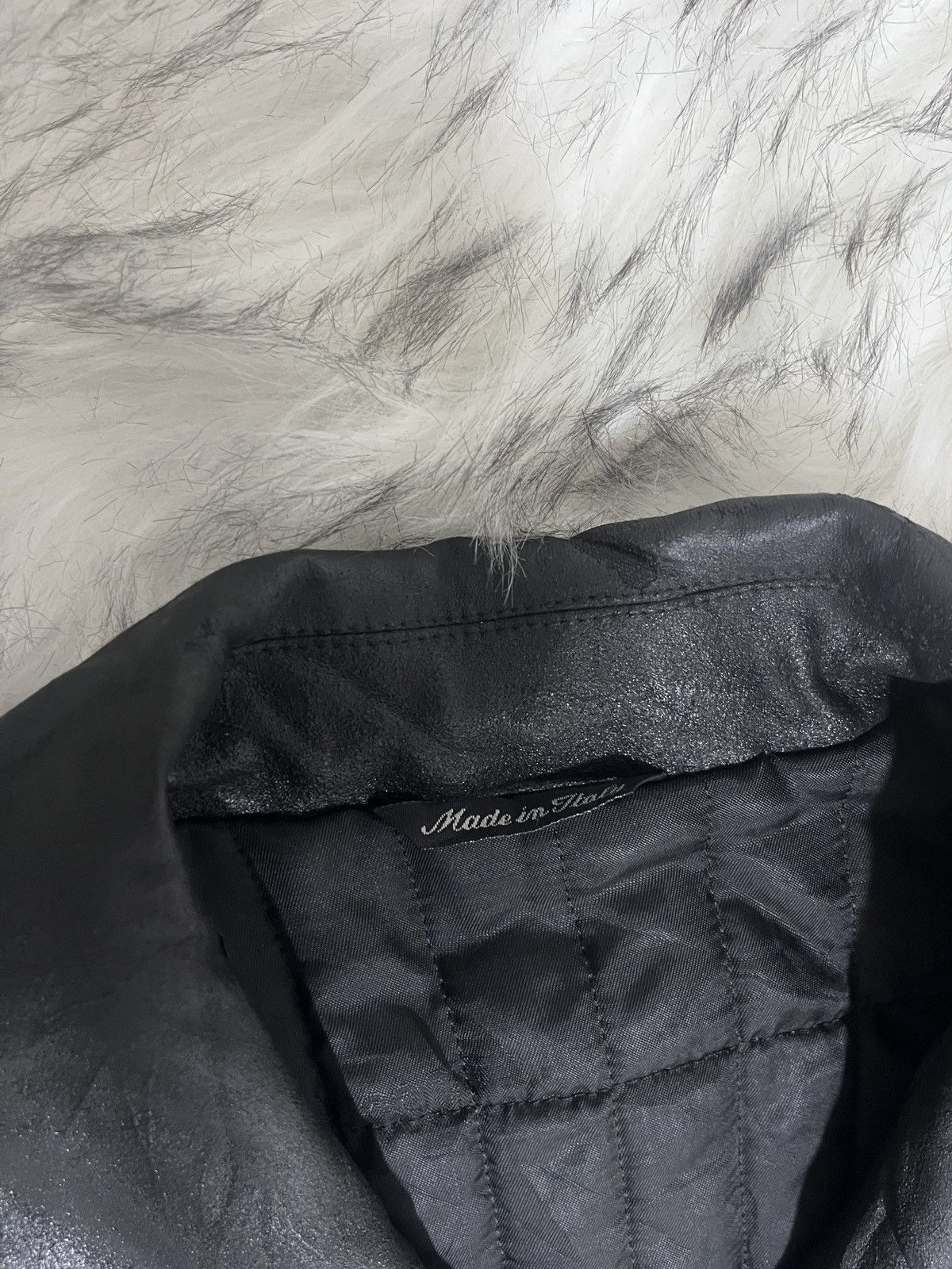 Moschino Moschino 90‘s Leather Trench coat Size US L / EU 52-54 / 3 - 3 Thumbnail