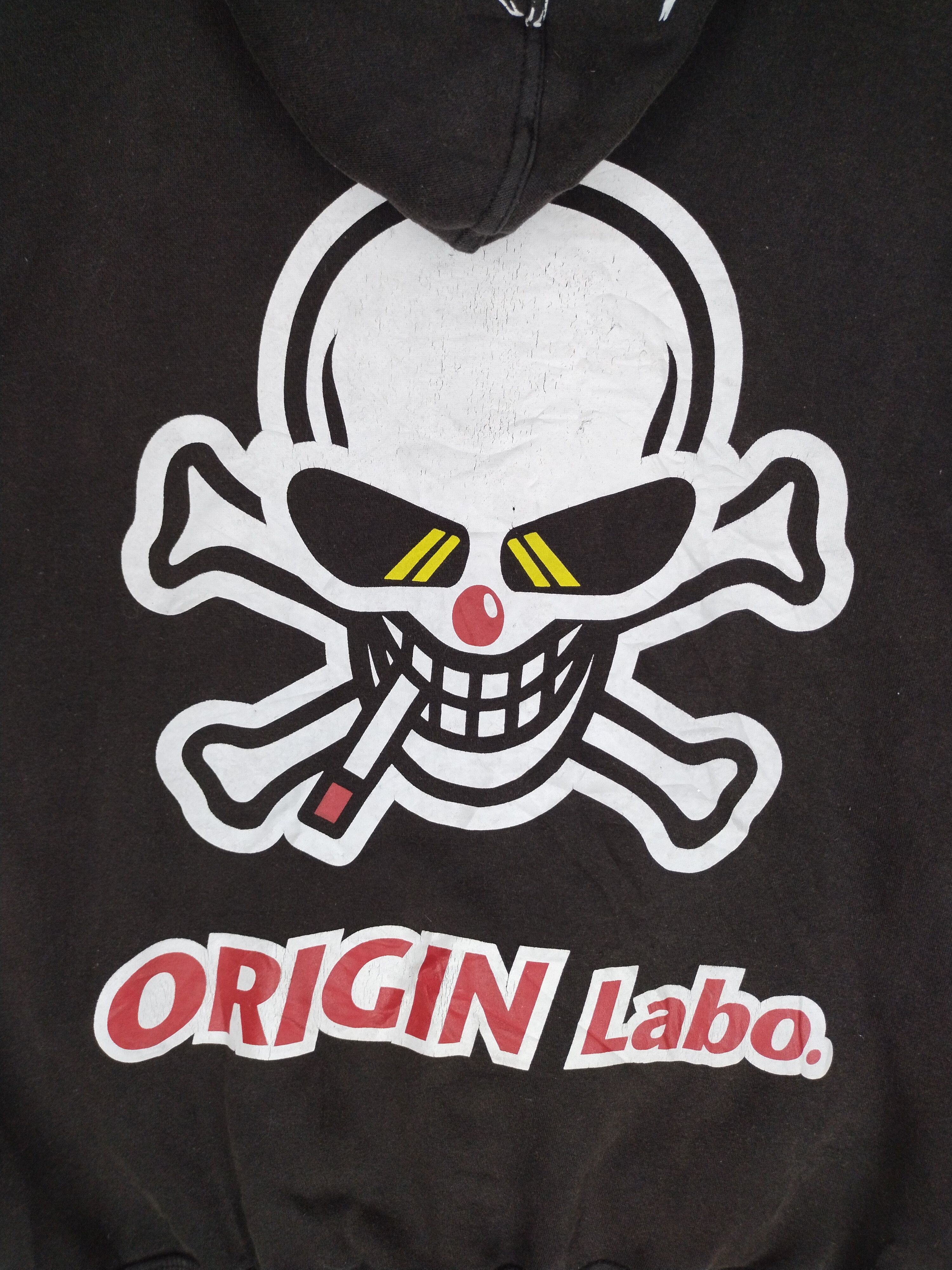 Japanese Brand 🔥 Vtg Origin Labo X Hardtuned Big Print Skull Hoodie Size US L / EU 52-54 / 3 - 3 Thumbnail