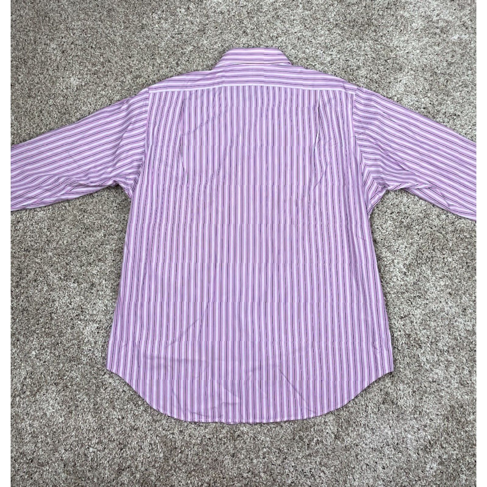 Polo Ralph Lauren VINTAGE Polo Ralph Lauren Shirt 16 1/2-34 Men Pink Curham Classic Fit Striped Size US XL / EU 56 / 4 - 4 Thumbnail