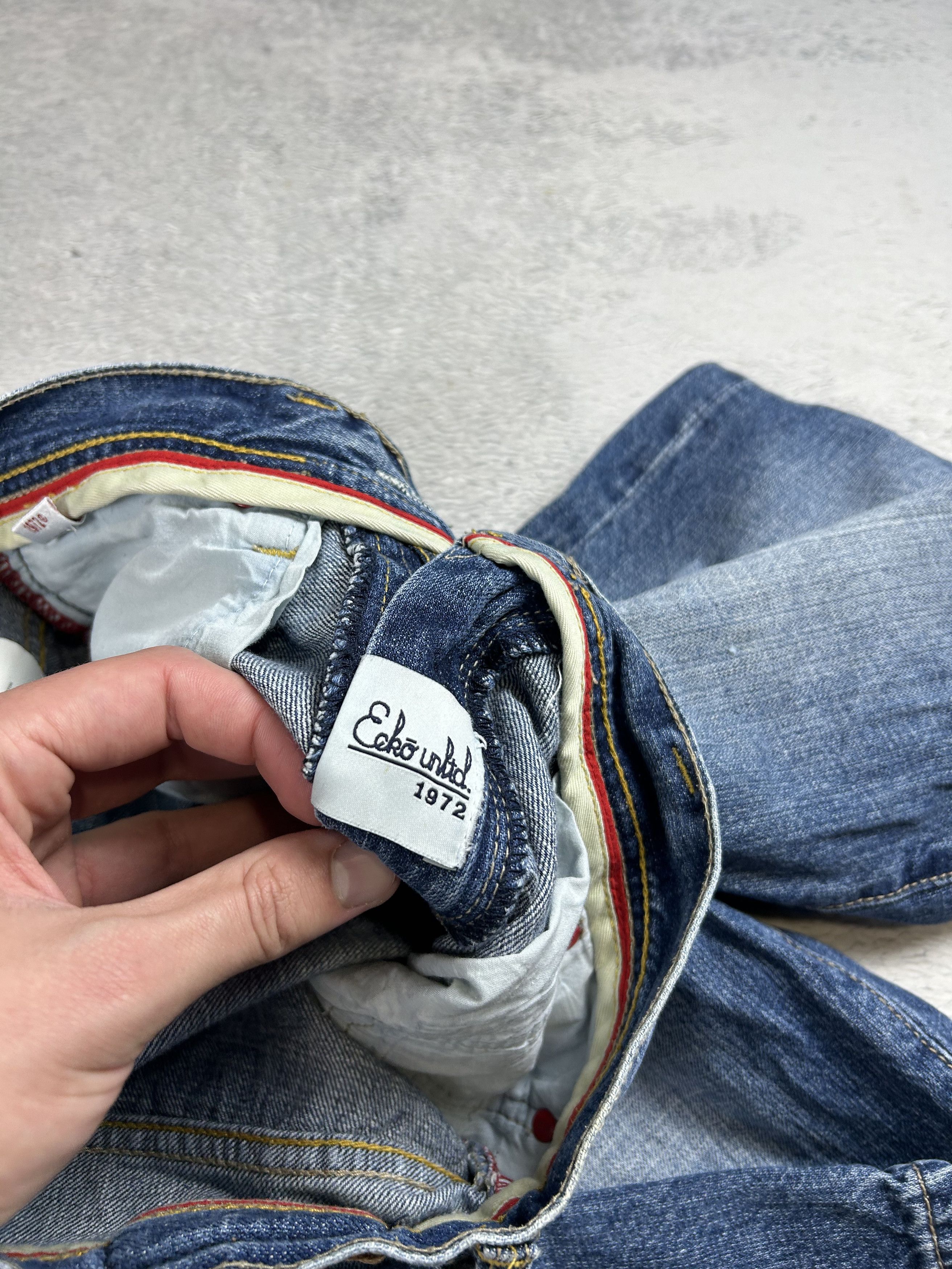 Ecko Unltd. × JNCO × Vintage Ecko Unltd. denim Shorts Baggy Streetwear SK8 Back Logo Size US 28 / EU 44 - 11 Thumbnail