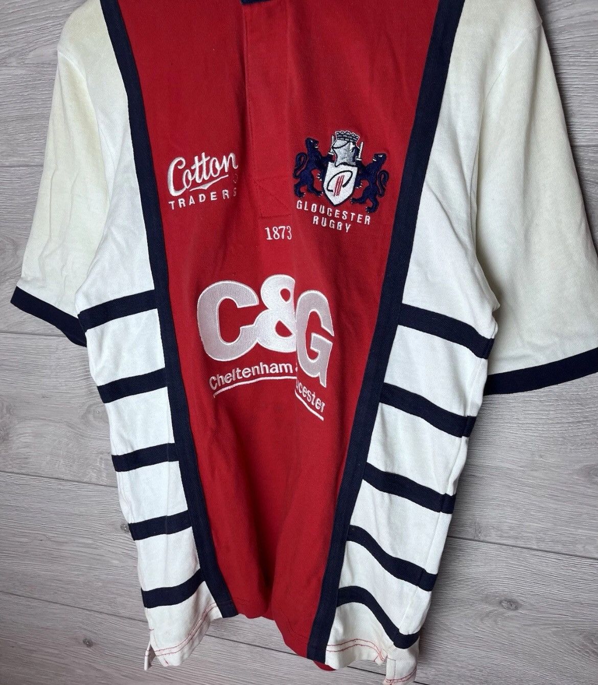 Other Vintage men’s soccer rugby Cotton Traders Gloucester Size M Size US M / EU 48-50 / 2 - 3 Thumbnail