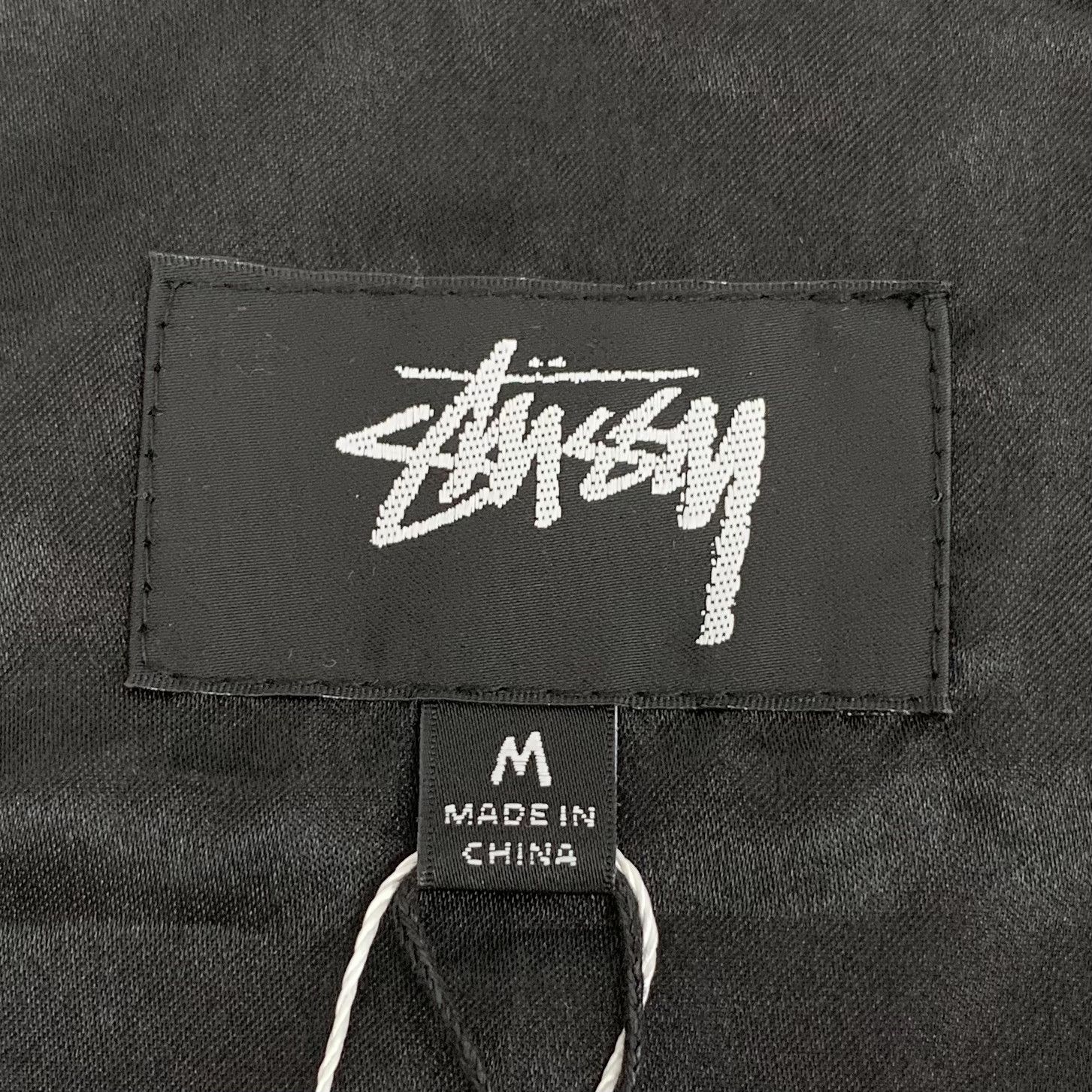 Stussy Stussy x CDG Stripe Logo Zip Jacket Navy (M) Size US M / EU 48-50 / 2 - 6 Thumbnail
