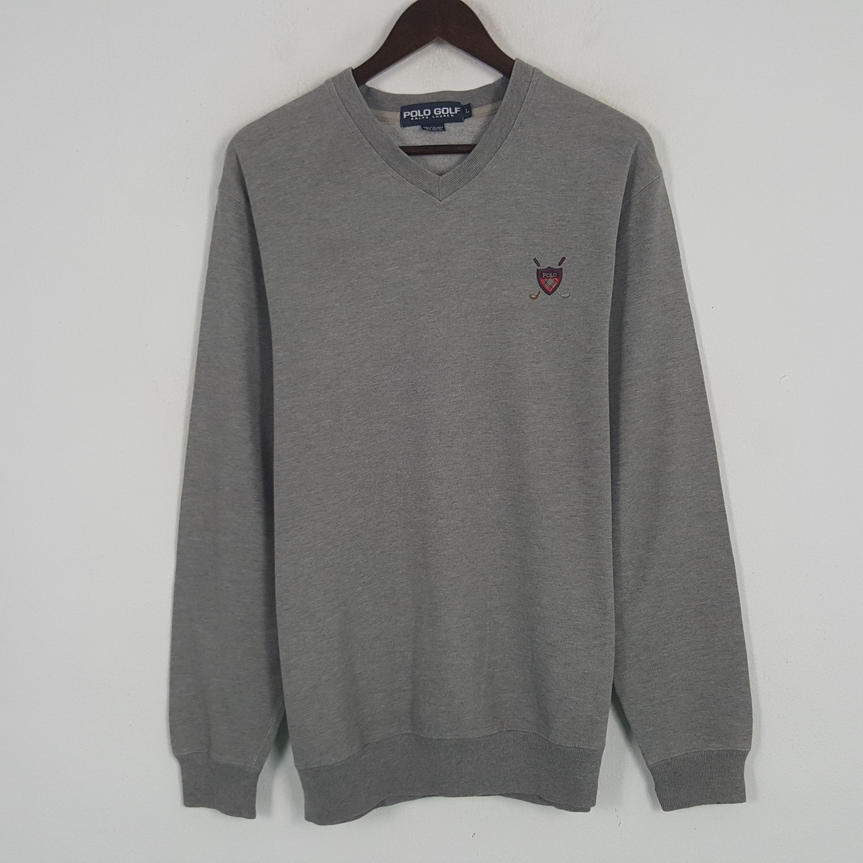 Polo Ralph Lauren × Vintage Vintage Polo Golf By Ralph Lauren Sweatshirt Size US L / EU 52-54 / 3 - 1 Thumbnail