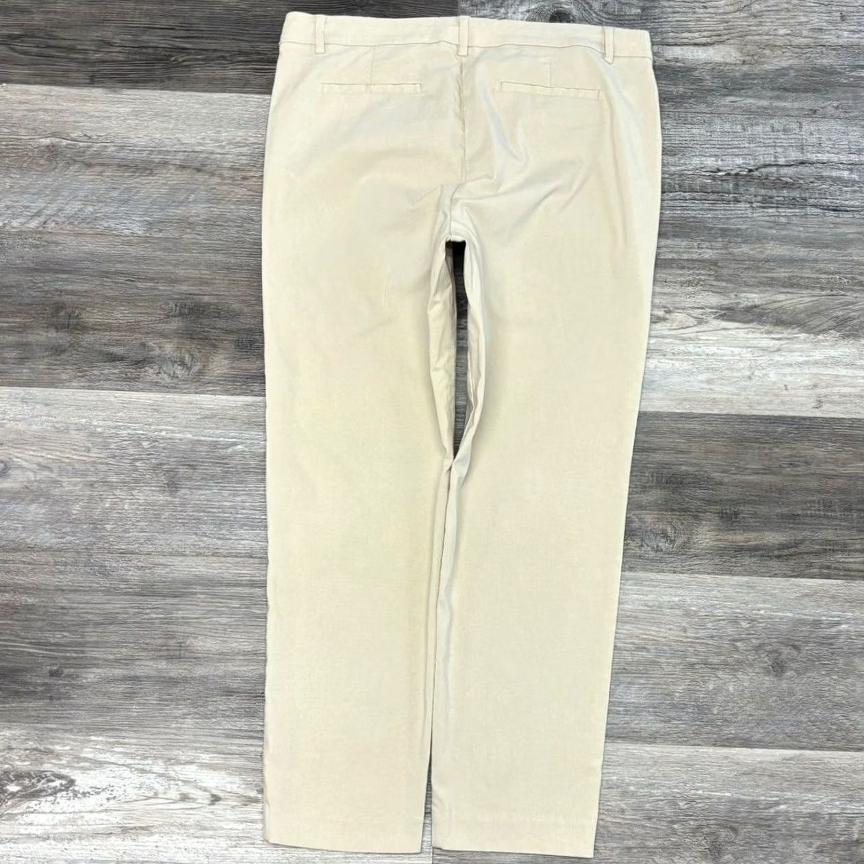 J. Jill VINTAGE J.Jill Wearever Collection Cream Womens 14 Refined Twill Woven Trousers Pants Dress Pants Womens 14 Cream Refined Twill Travel Pants Mens? Size 36" / US 14 / IT 50 - 3 Thumbnail