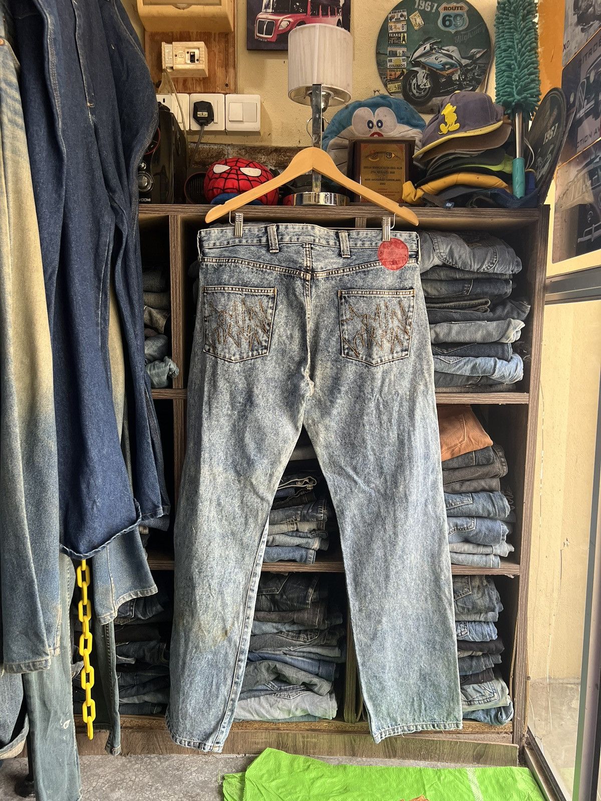 PHENOMENON 🔥Rare Phenomenon Color Bleach Denim Size US 37 - 3 Thumbnail