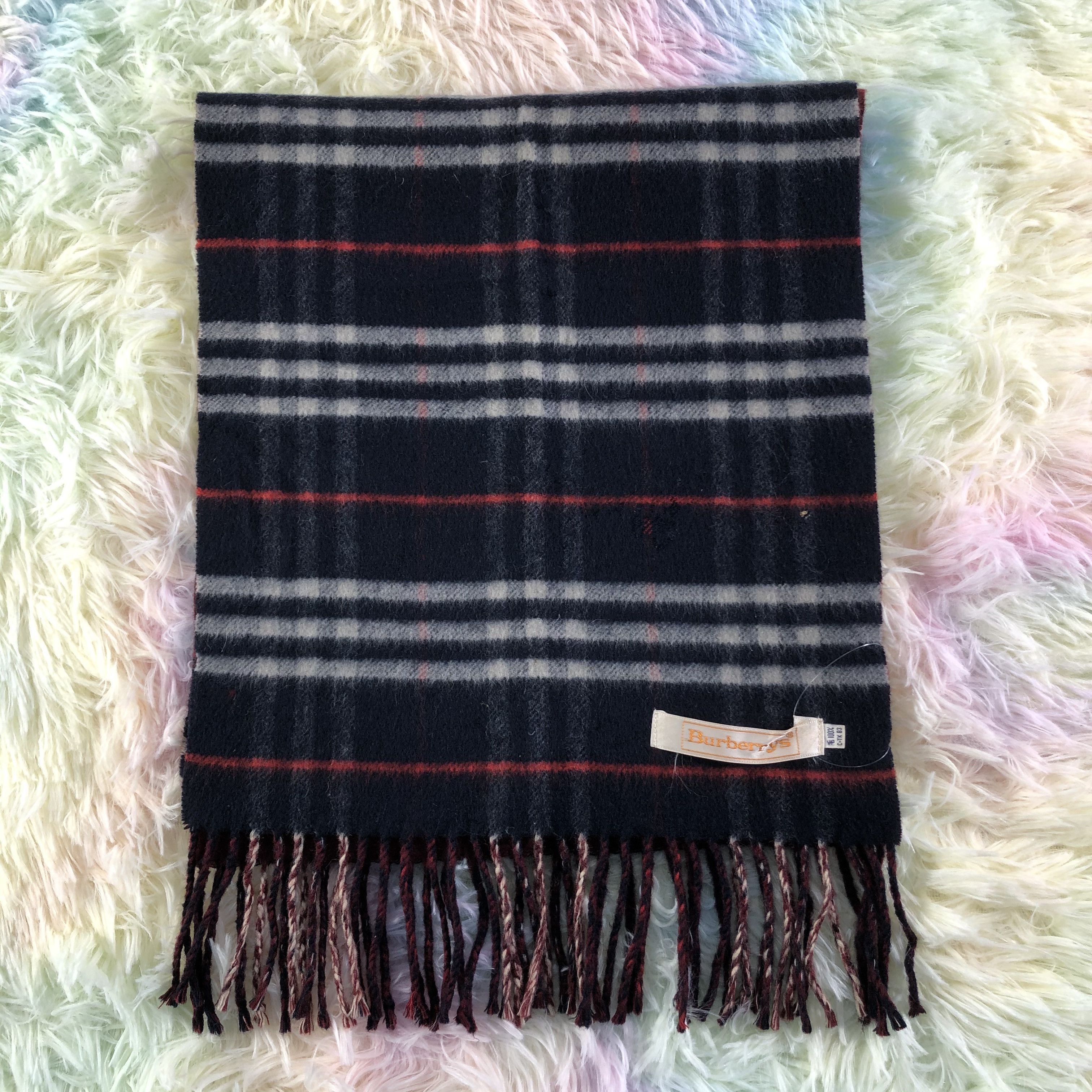Burberry × Vintage Burberry Scarf / Muffler / Neckwear - KM230 Size ONE SIZE - 5 Thumbnail