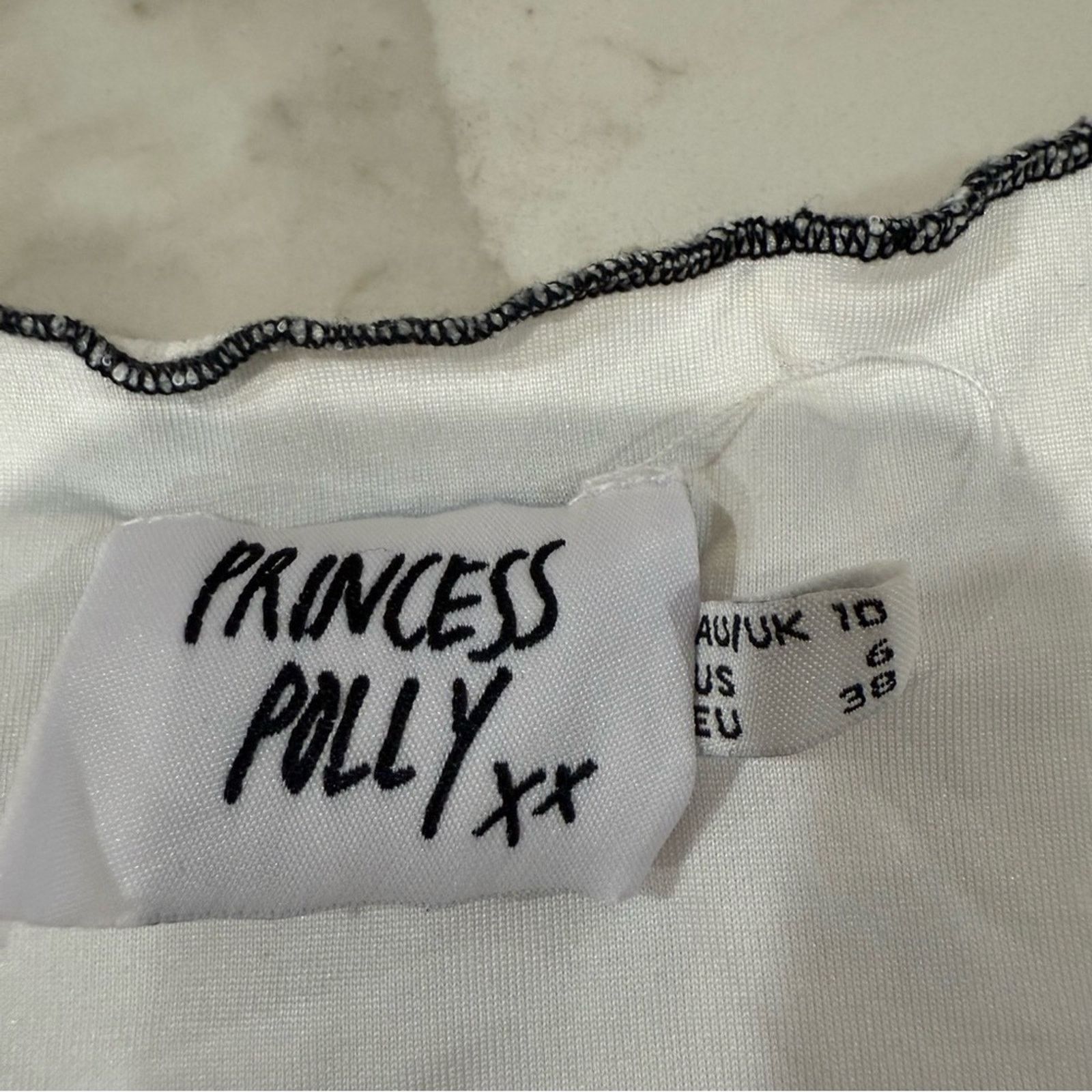 PRINCESS POLLY Princess Polly Ribbed Knit Sleeveless Mini Dress Women’s 6 Size M / US 6-8 / IT 42-44 - 6 Thumbnail