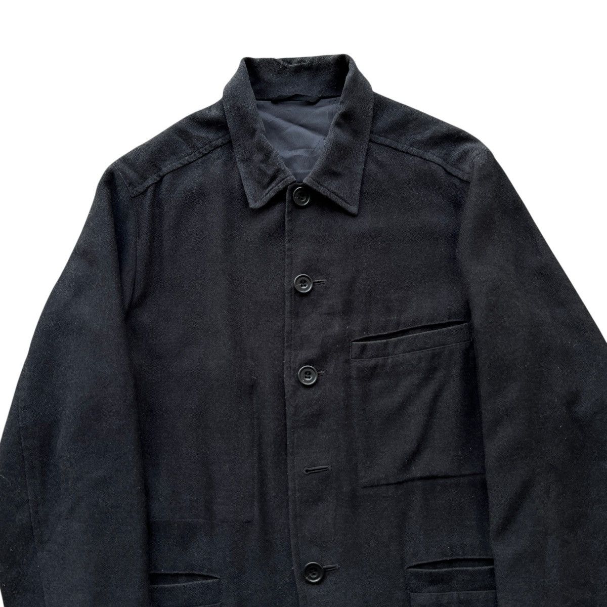 Yohji Yamamoto YOHJI YAMAMOTO AAR DURBAN RAYON POLYESTER SHIRT CHORE JACKET Size US M / EU 48-50 / 2 - 4 Thumbnail