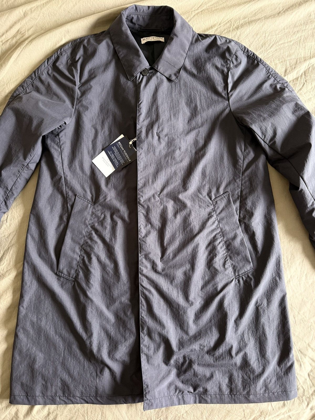 BEAUTY&YOUTH Men’s 🇯🇵 Beauty & Youth Pertex Balmacaan Coat Sz L NWT Size US L / EU 52-54 / 3 - 5 Thumbnail